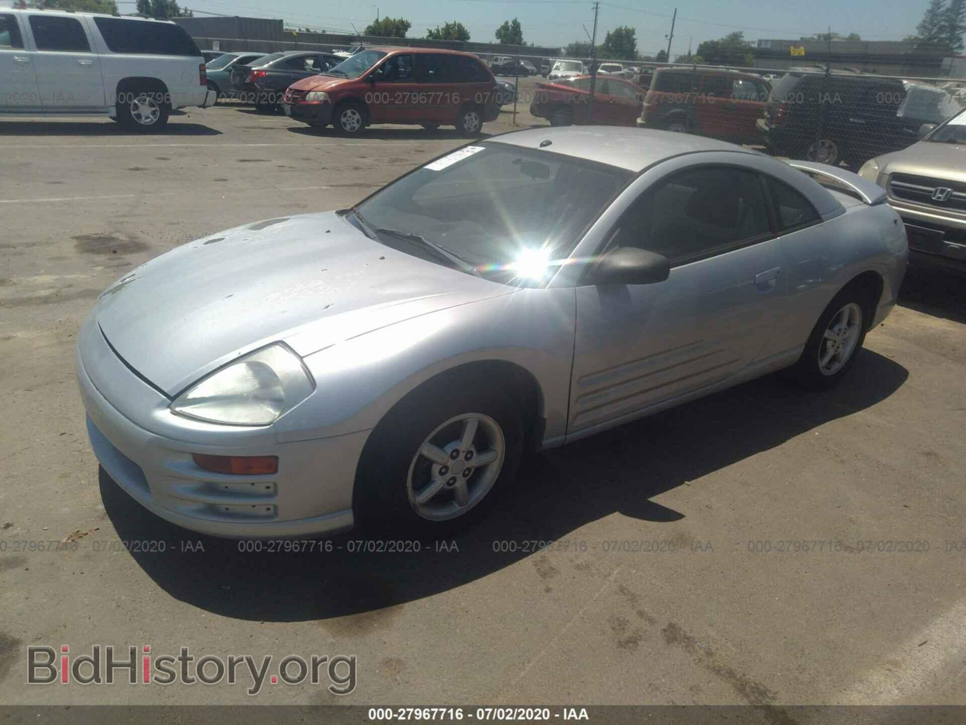 2003 MITSUBISHI ECLIPSE - VIN: 4A3AC34G03E170190 - Фото 2