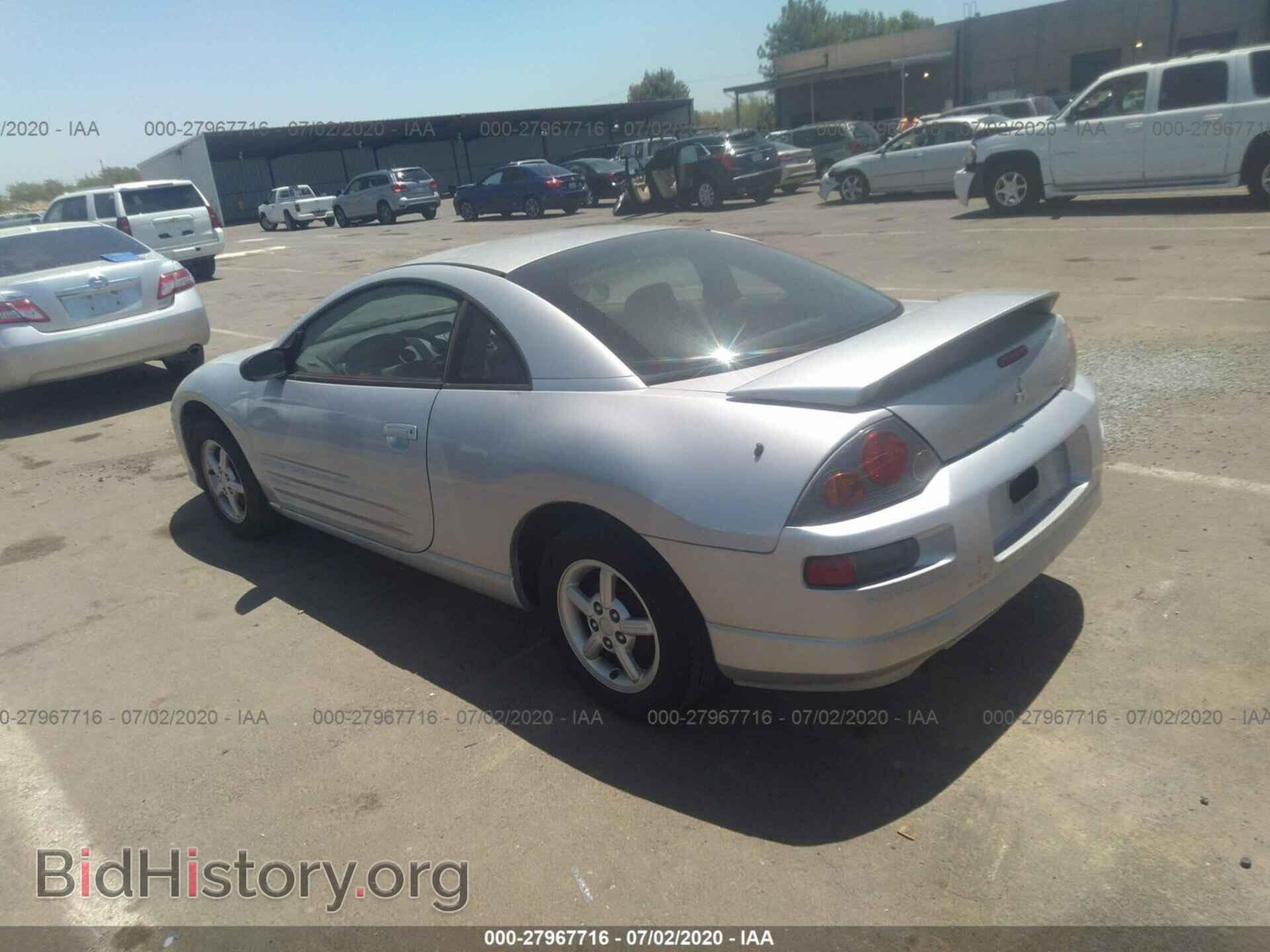 2003 MITSUBISHI ECLIPSE - VIN: 4A3AC34G03E170190 - Фото 3