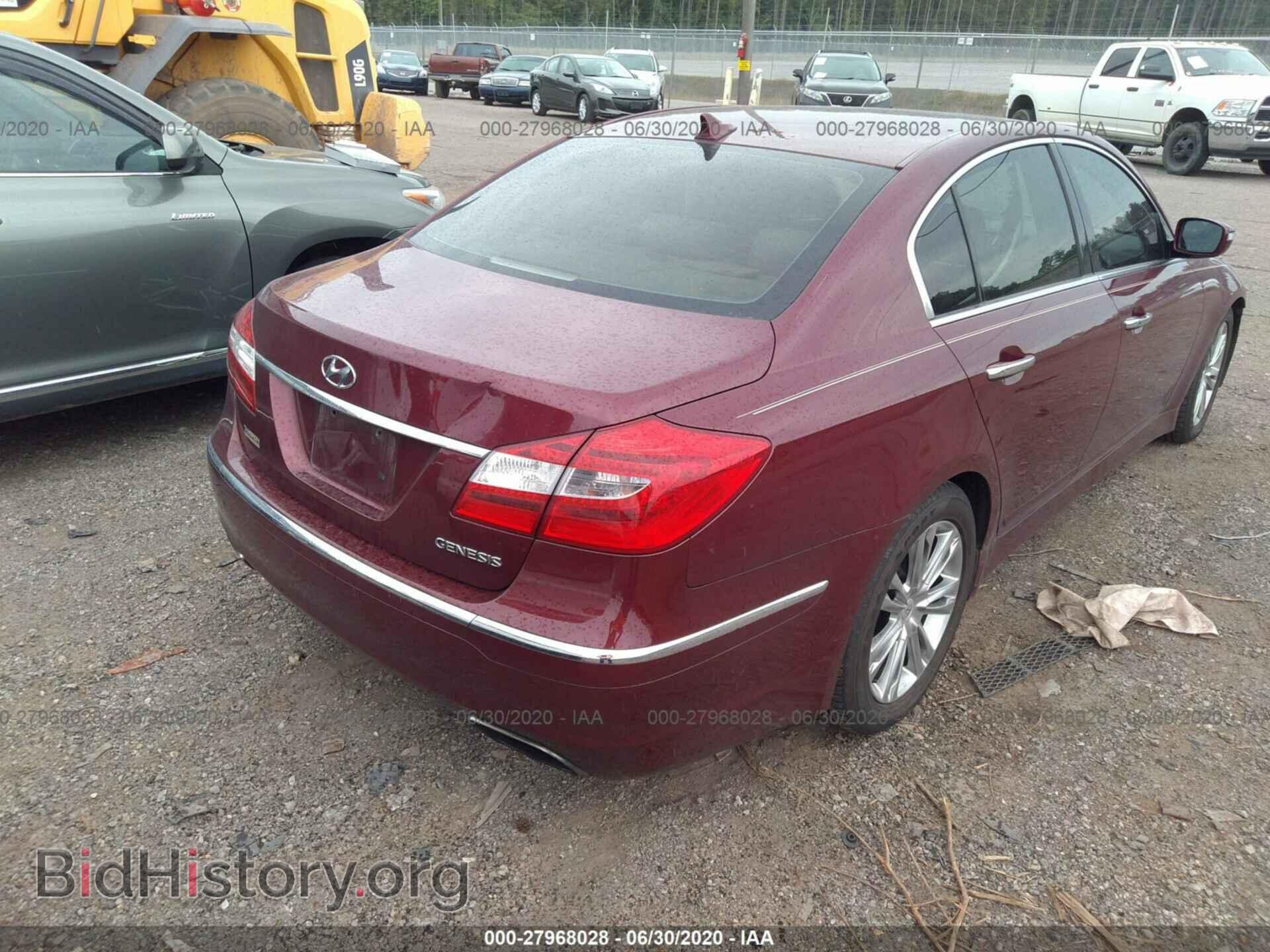 2012 HYUNDAI GENESIS - VIN: KMHGC4DD6CU151573 - Фото 4
