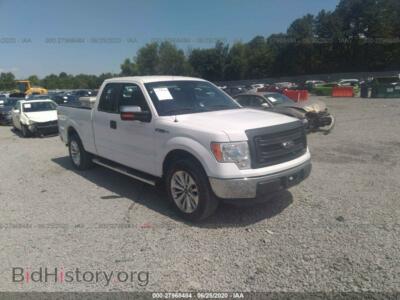 2014 Ford F150 Super Cab, white — VIN 1FTEX1CM4EFA42102, IAAI
