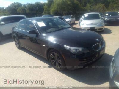 2010 BMW 528 I, черный — VIN WBANU5C56AC126536, IAAI