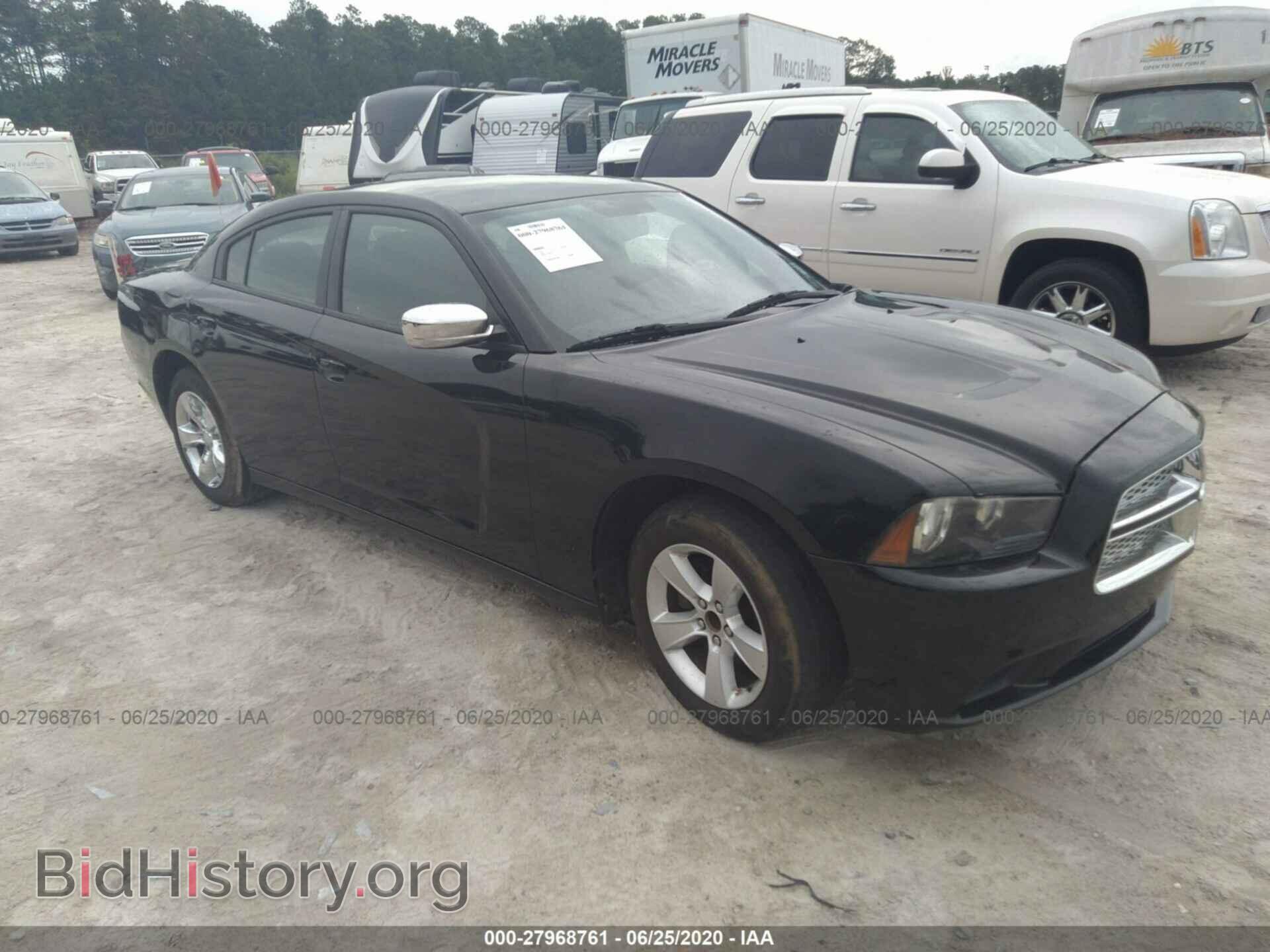Photo 2C3CDXBG2CH301684 - DODGE CHARGER 2012