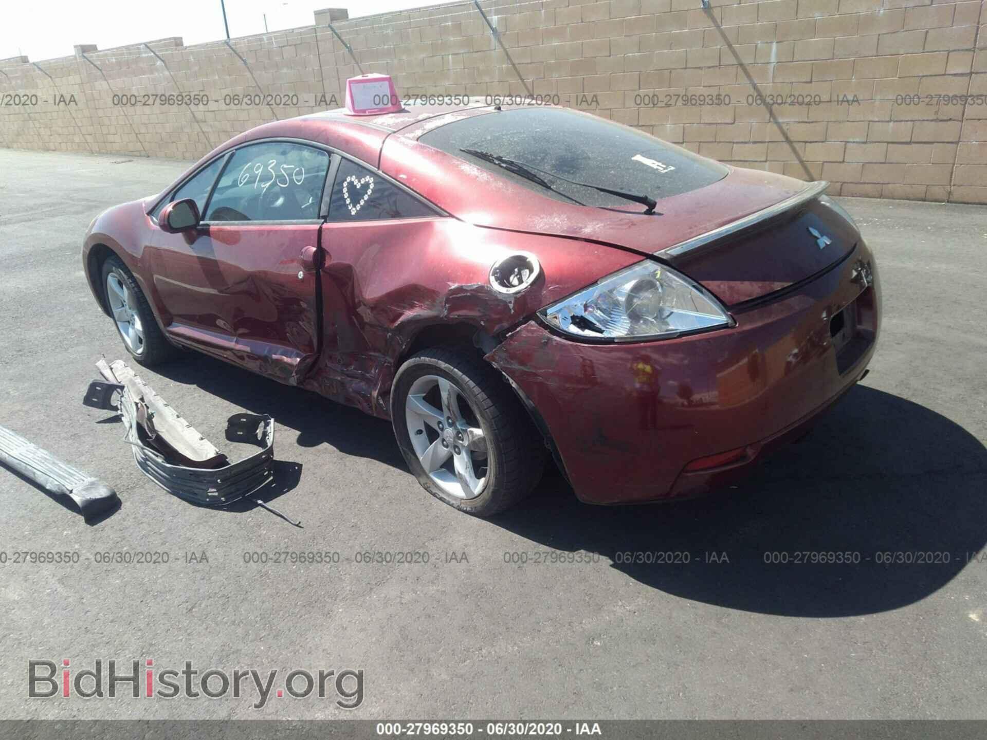 2006 MITSUBISHI ECLIPSE - VIN: 4A3AK24F96E038070 - Фото 3