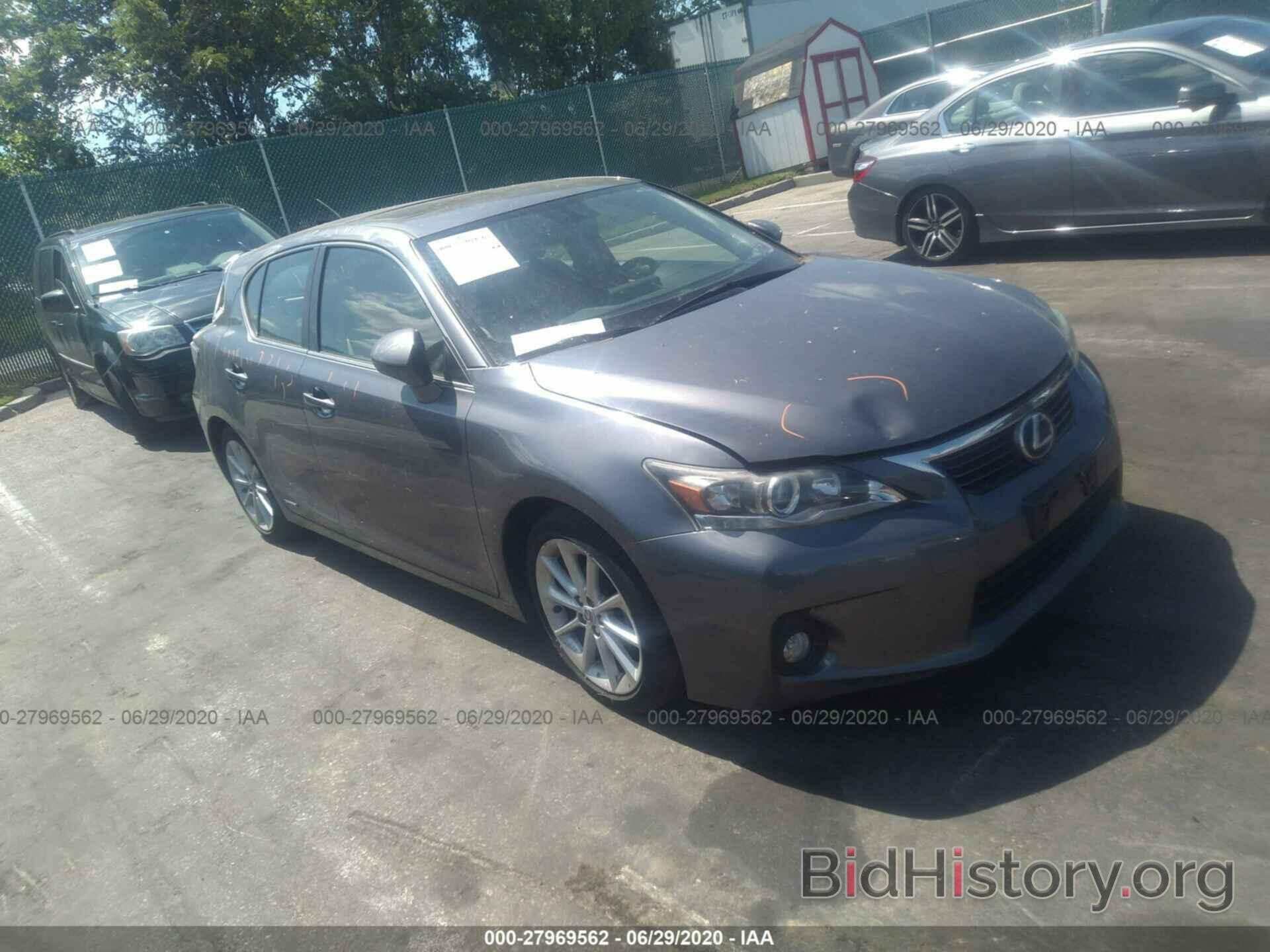 Photo JTHKD5BH4C2058293 - LEXUS CT 200H 2012