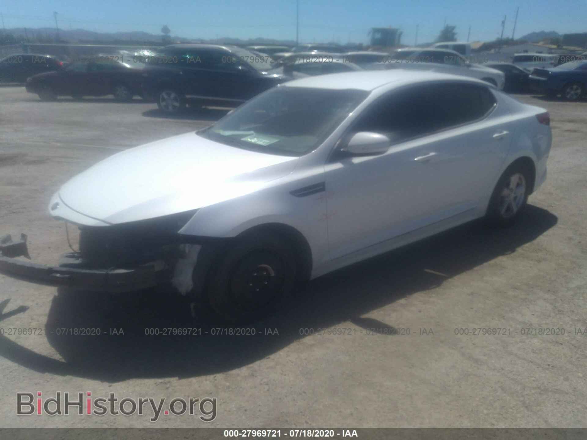 2015 KIA OPTIMA - VIN: KNAGM4A75F5645502 - Фото 2