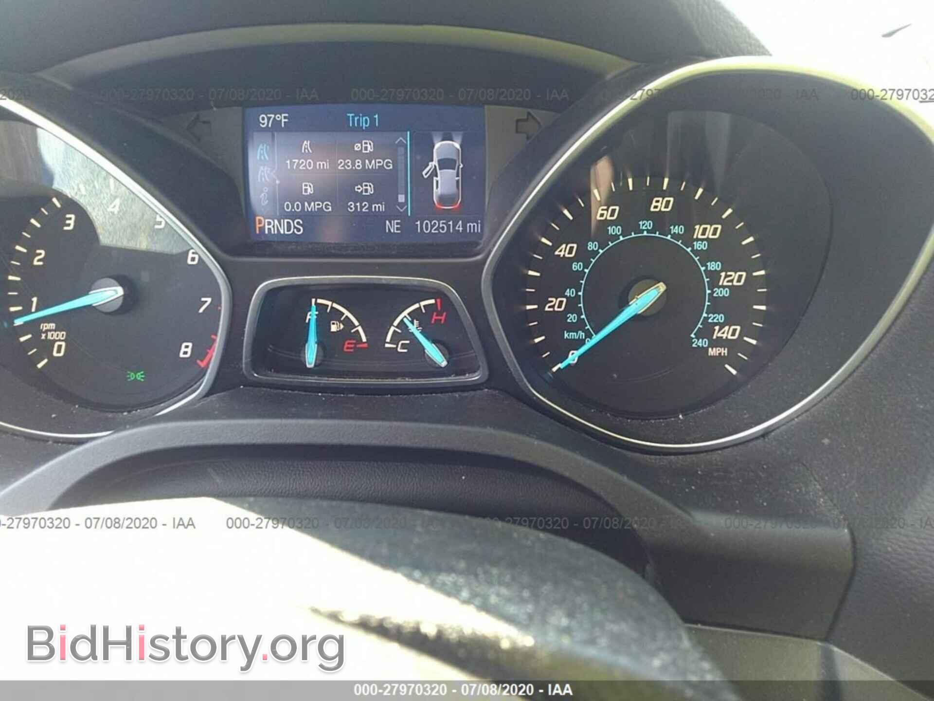 2014 FORD ESCAPE - VIN: 1FMCU0F78EUB98196 - Фото 7