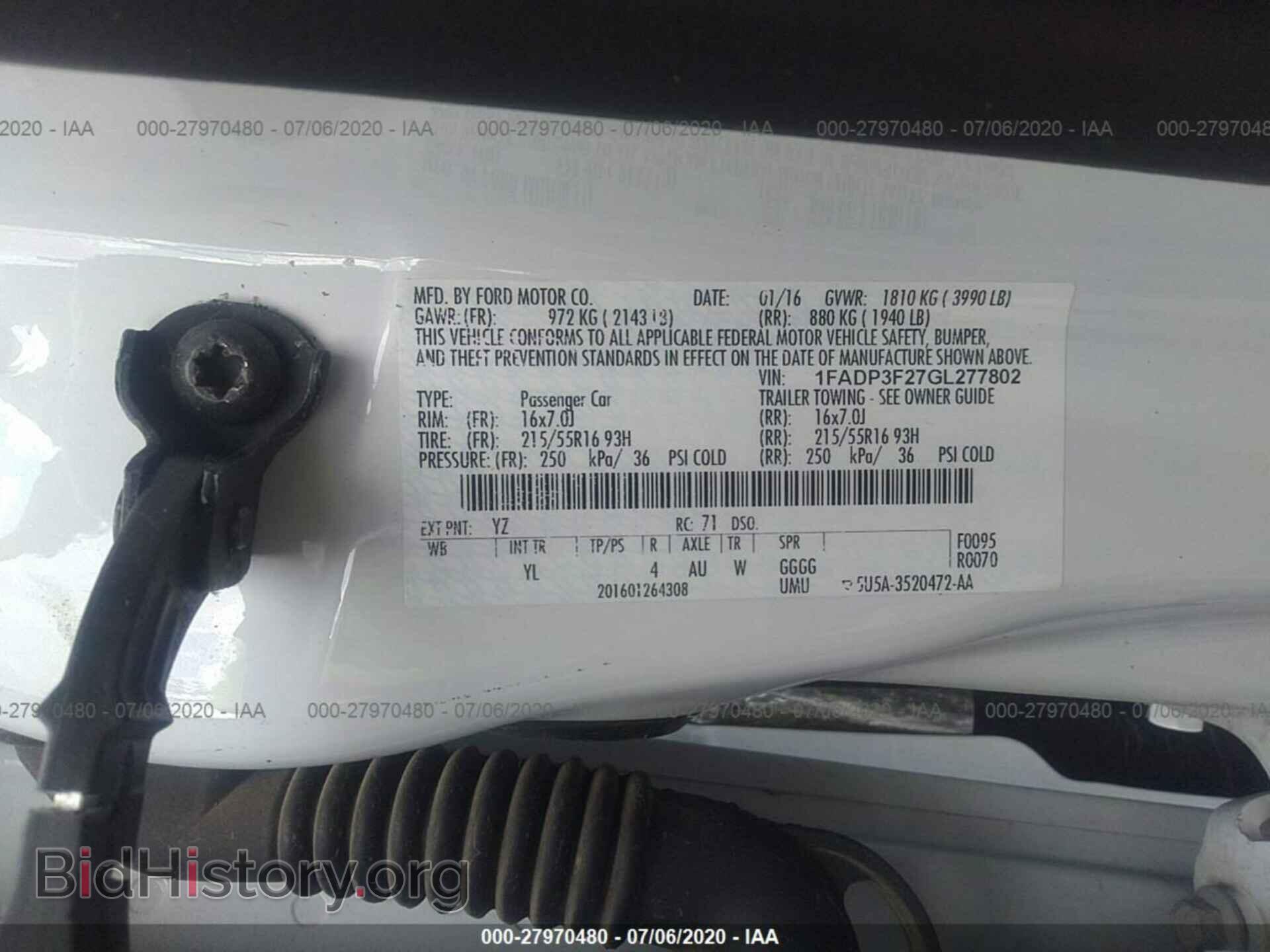 2016 FORD FOCUS - VIN: 1FADP3F27GL277802 - Photo 9