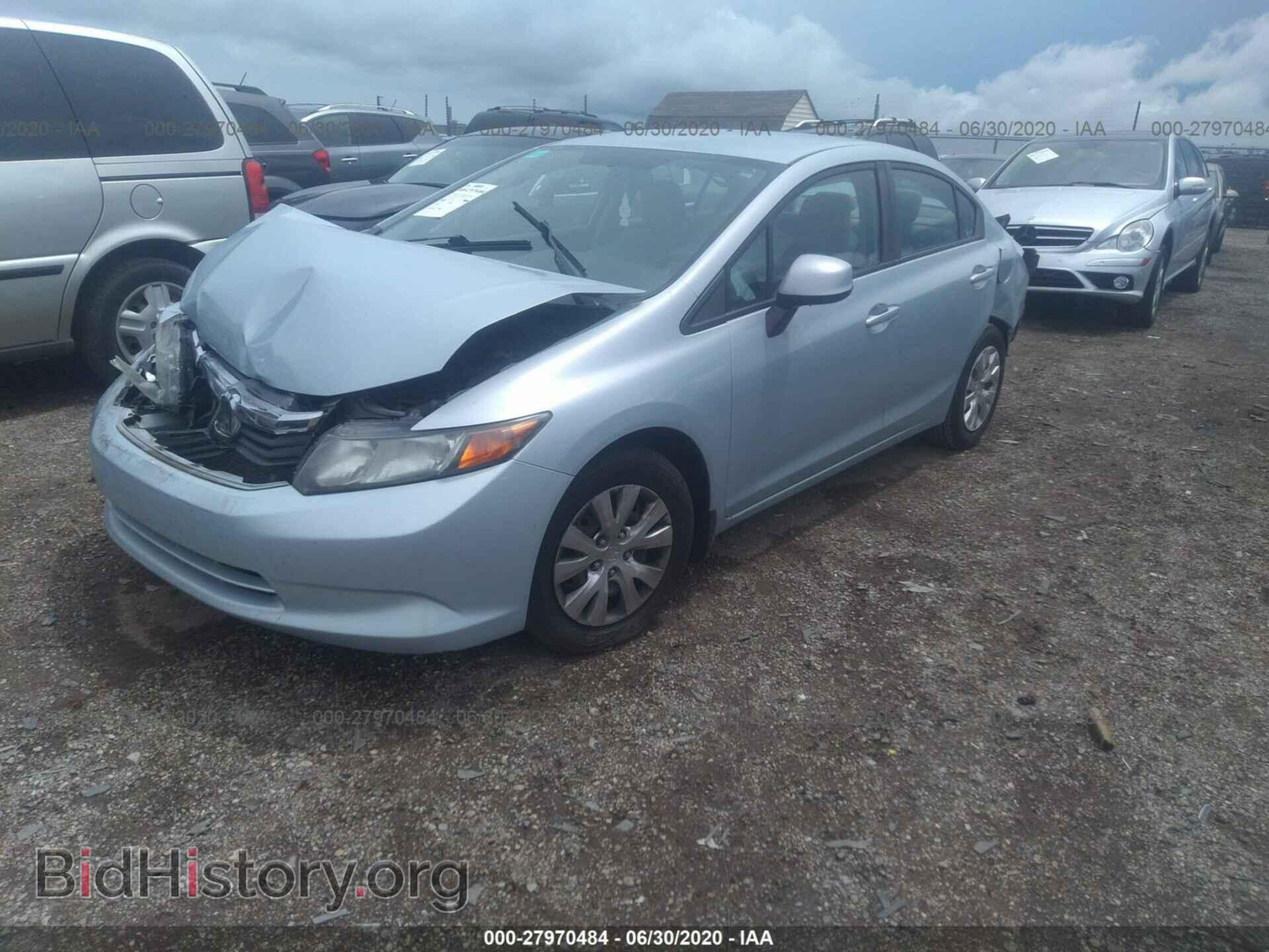 2012 HONDA CIVIC SDN - VIN: 2HGFB2F50CH524804 - Фото 2