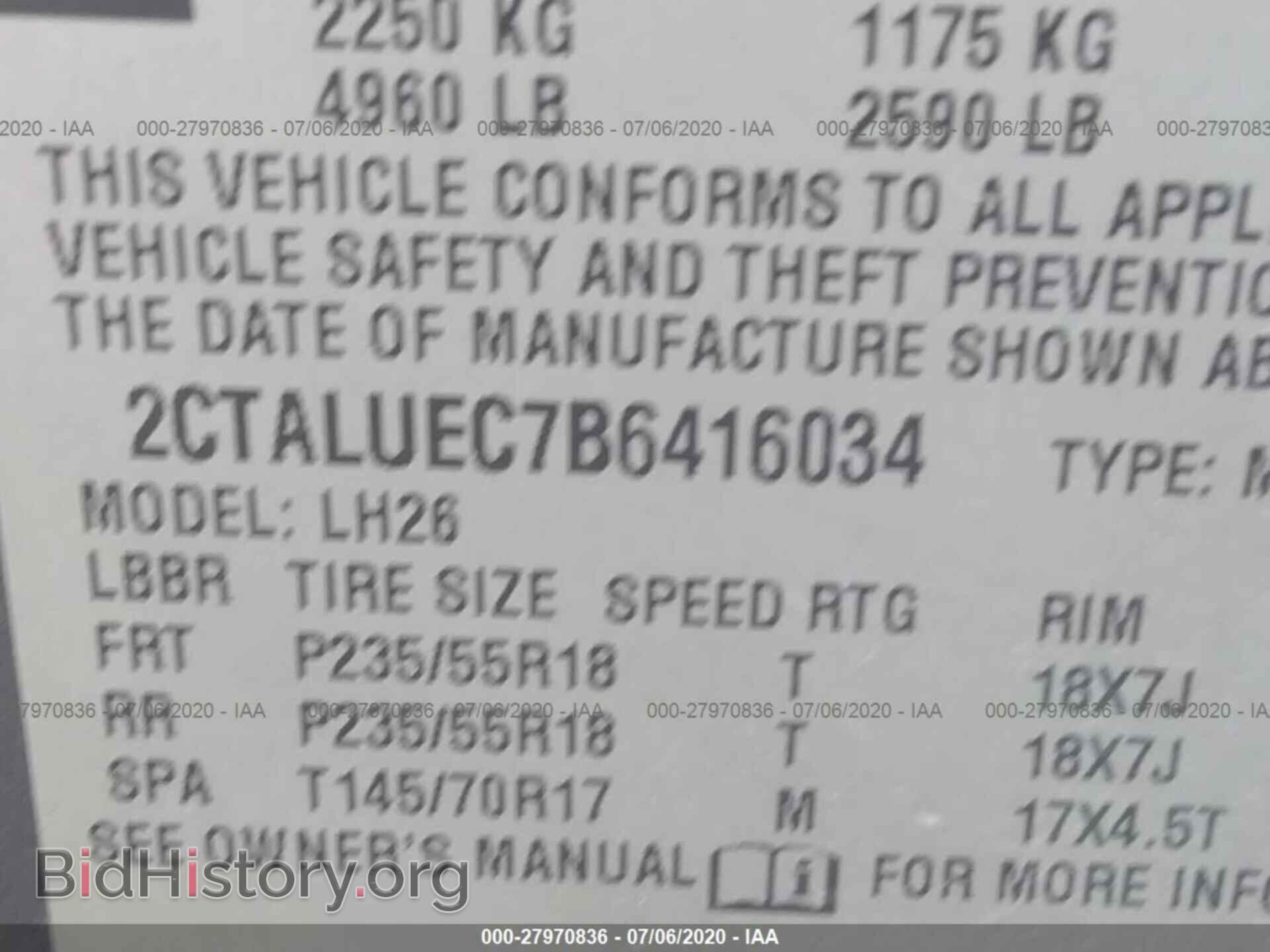 2011 GMC TERRAIN - VIN: 2CTALUEC7B6416034 - Photo 9