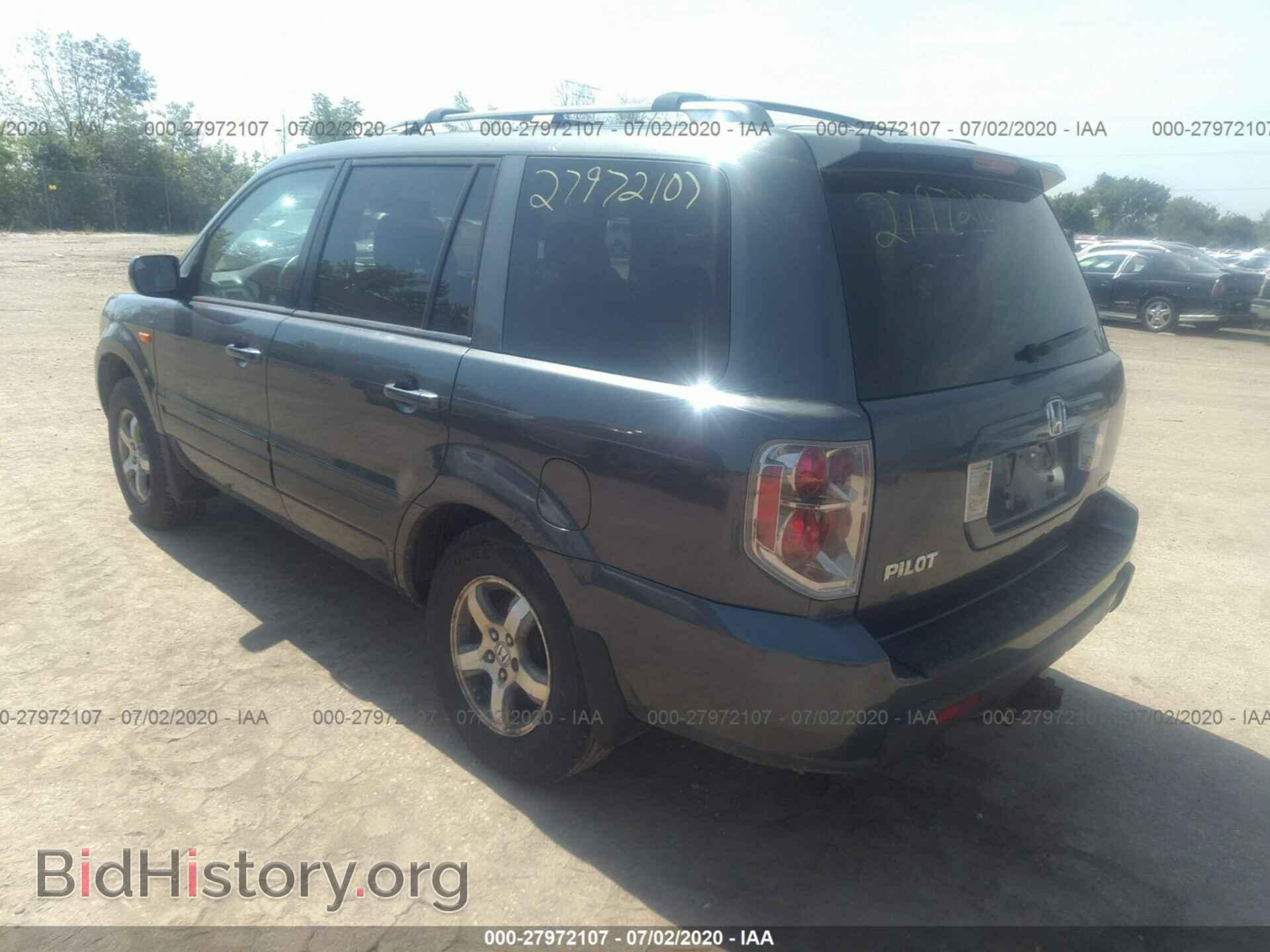 2006 HONDA PILOT - VIN: 2HKYF18616H501927 - Фото 3