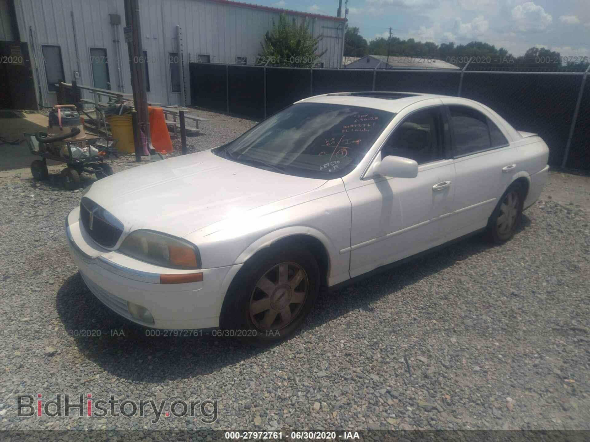 2002 LINCOLN LS - VIN: 1LNHM87A92Y689590 - Фото 2