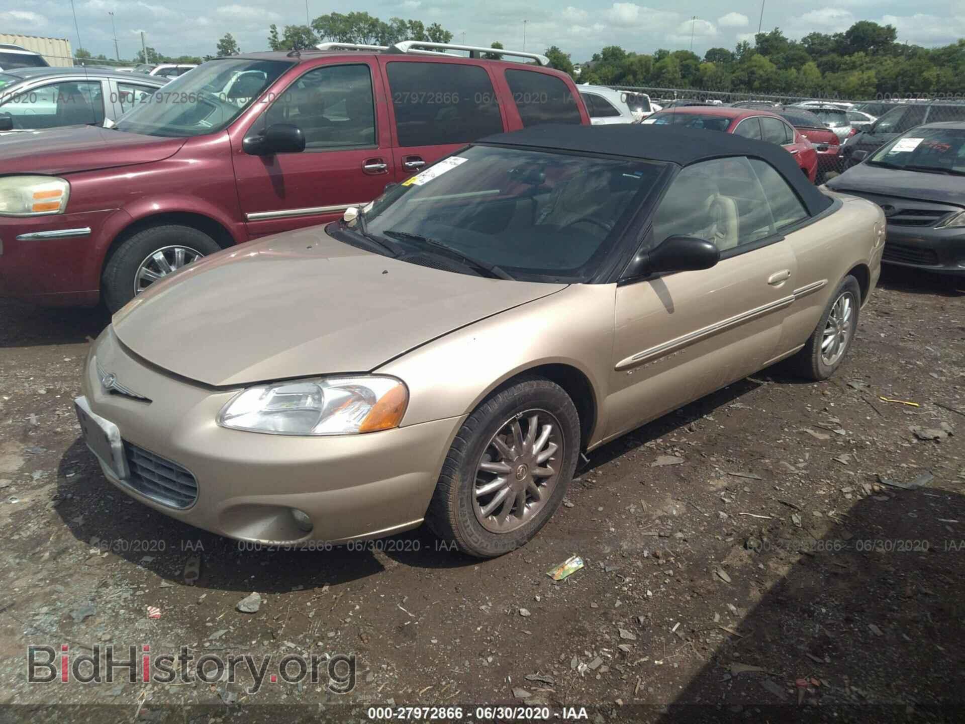 2001 CHRYSLER SEBRING - VIN: 1C3EL65U41N562519 - Фото 2