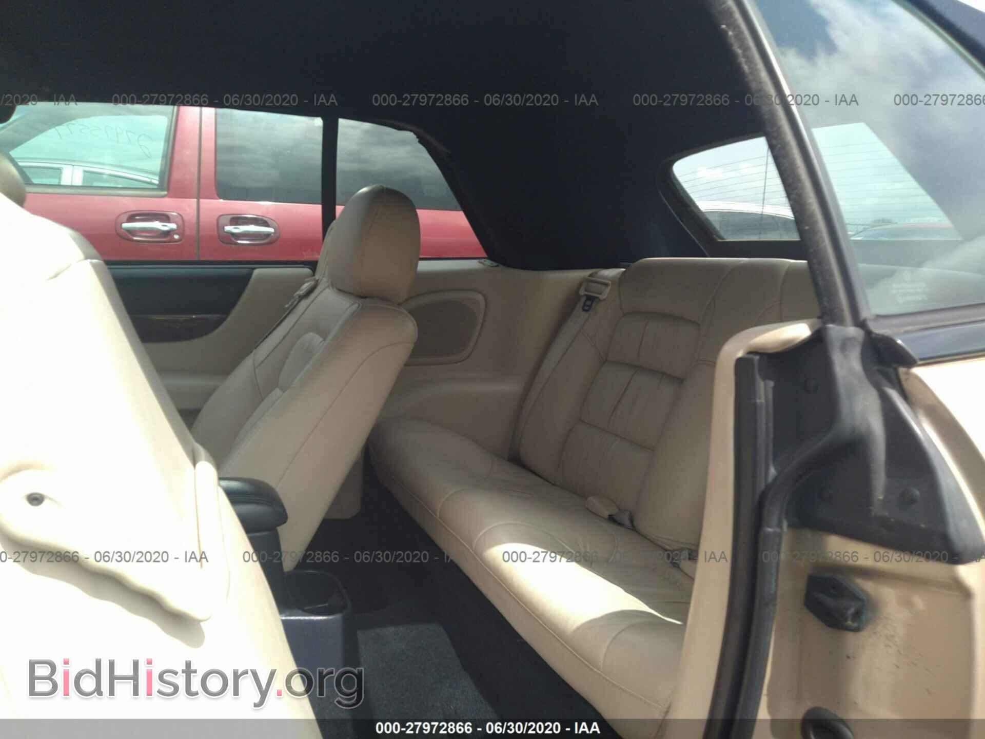 2001 CHRYSLER SEBRING - VIN: 1C3EL65U41N562519 - Фото 8