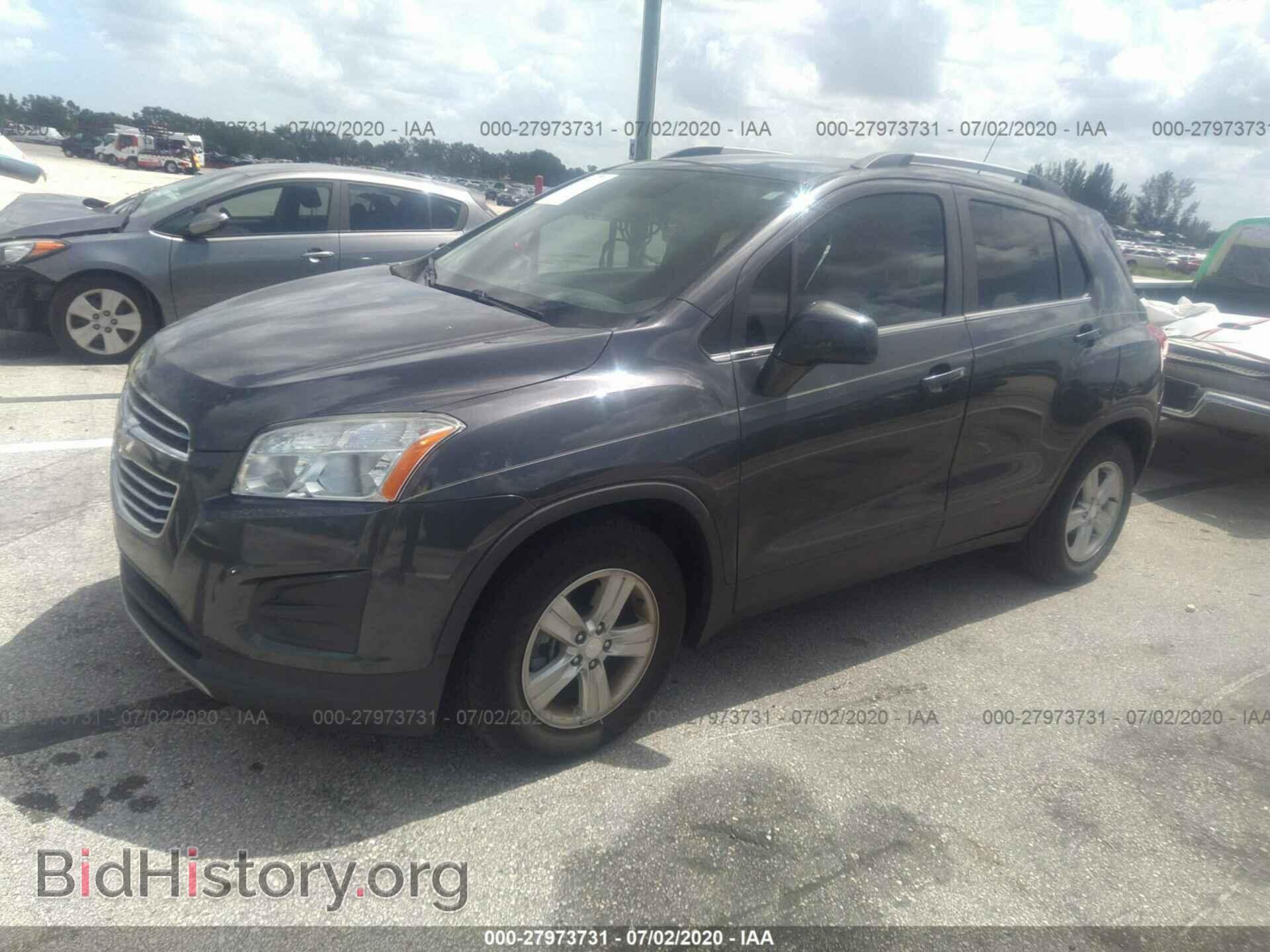 2016 CHEVROLET TRAX - VIN: 3GNCJLSB9GL265806 - Фото 2