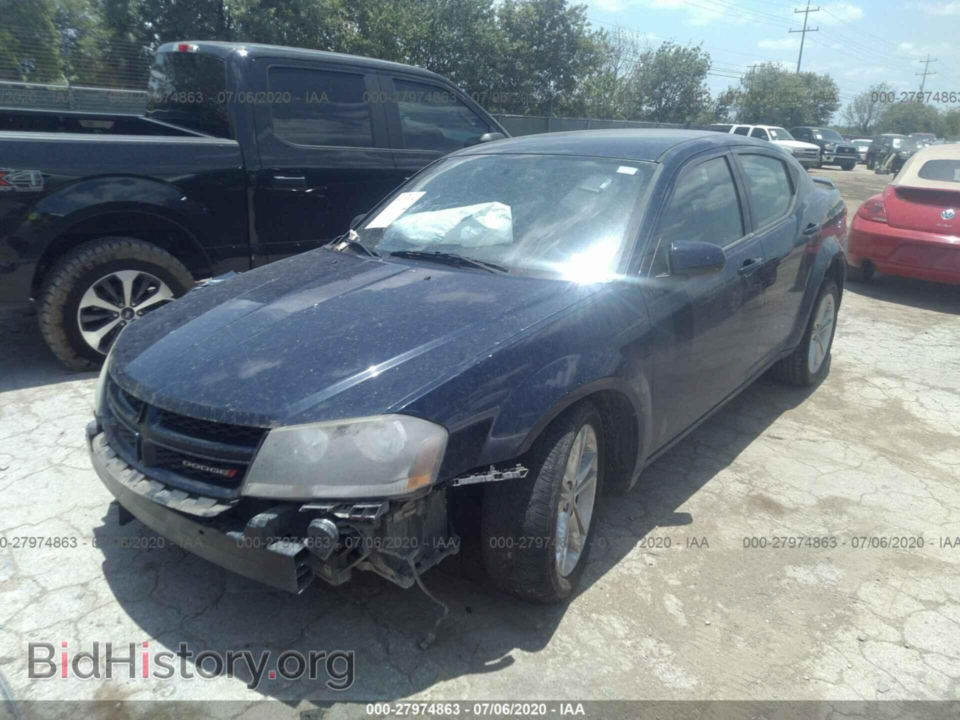 2013 DODGE AVENGER - VIN: 1C3CDZCG4DN548644 - Фото 2