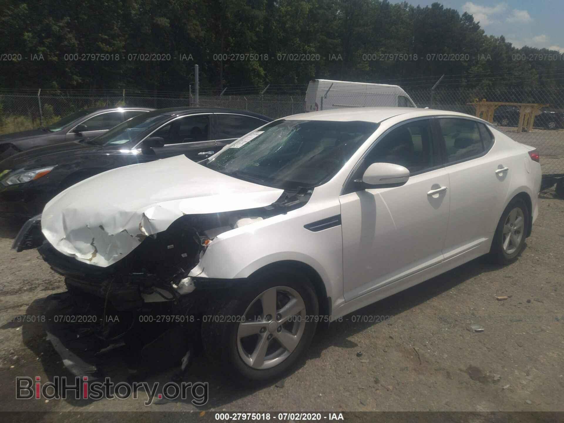 2015 KIA OPTIMA - VIN: KNAGM4A76F5659697 - Фото 2