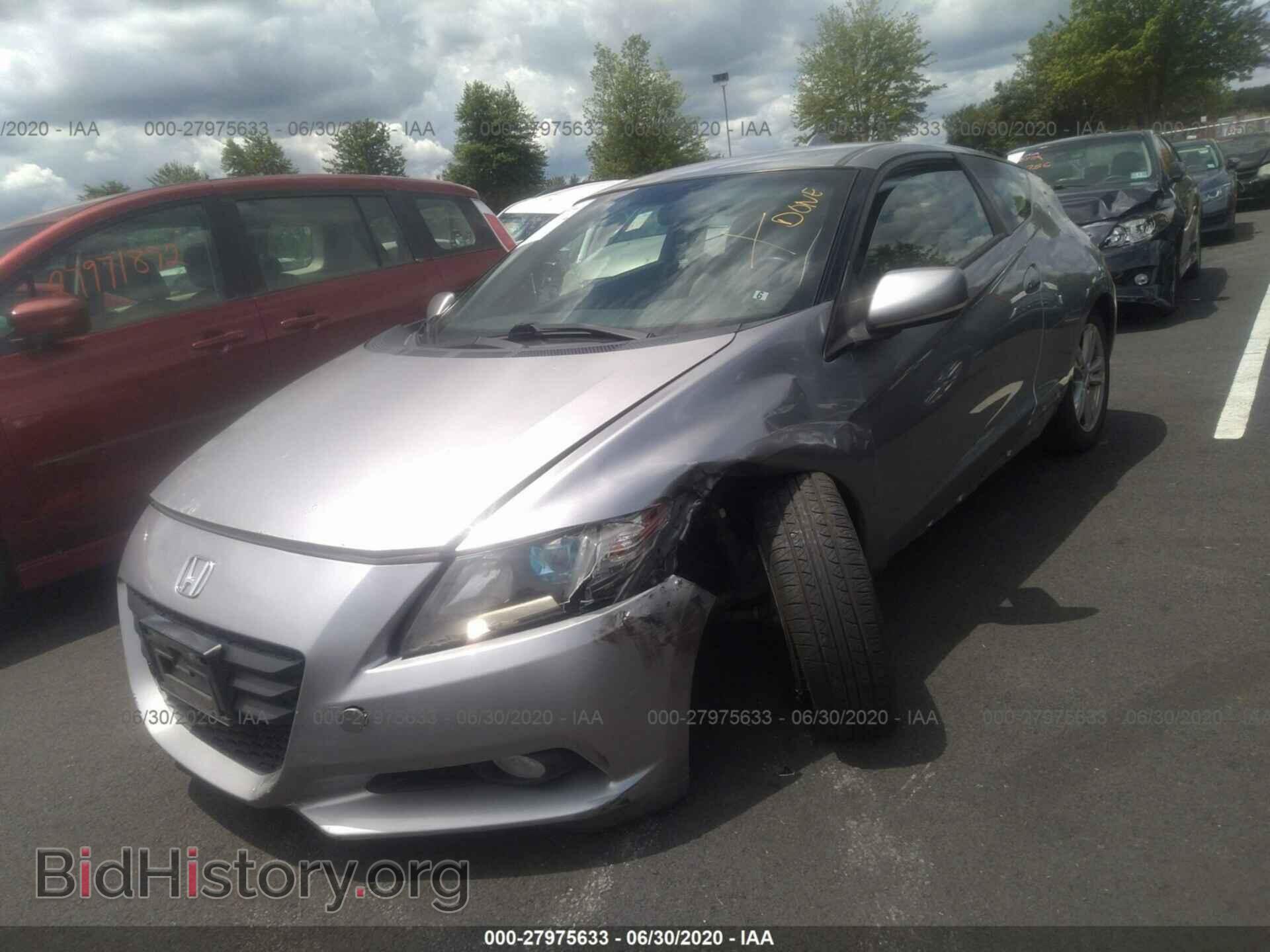 2012 HONDA CR-Z - VIN: JHMZF1D62CS001099 - Фото 2