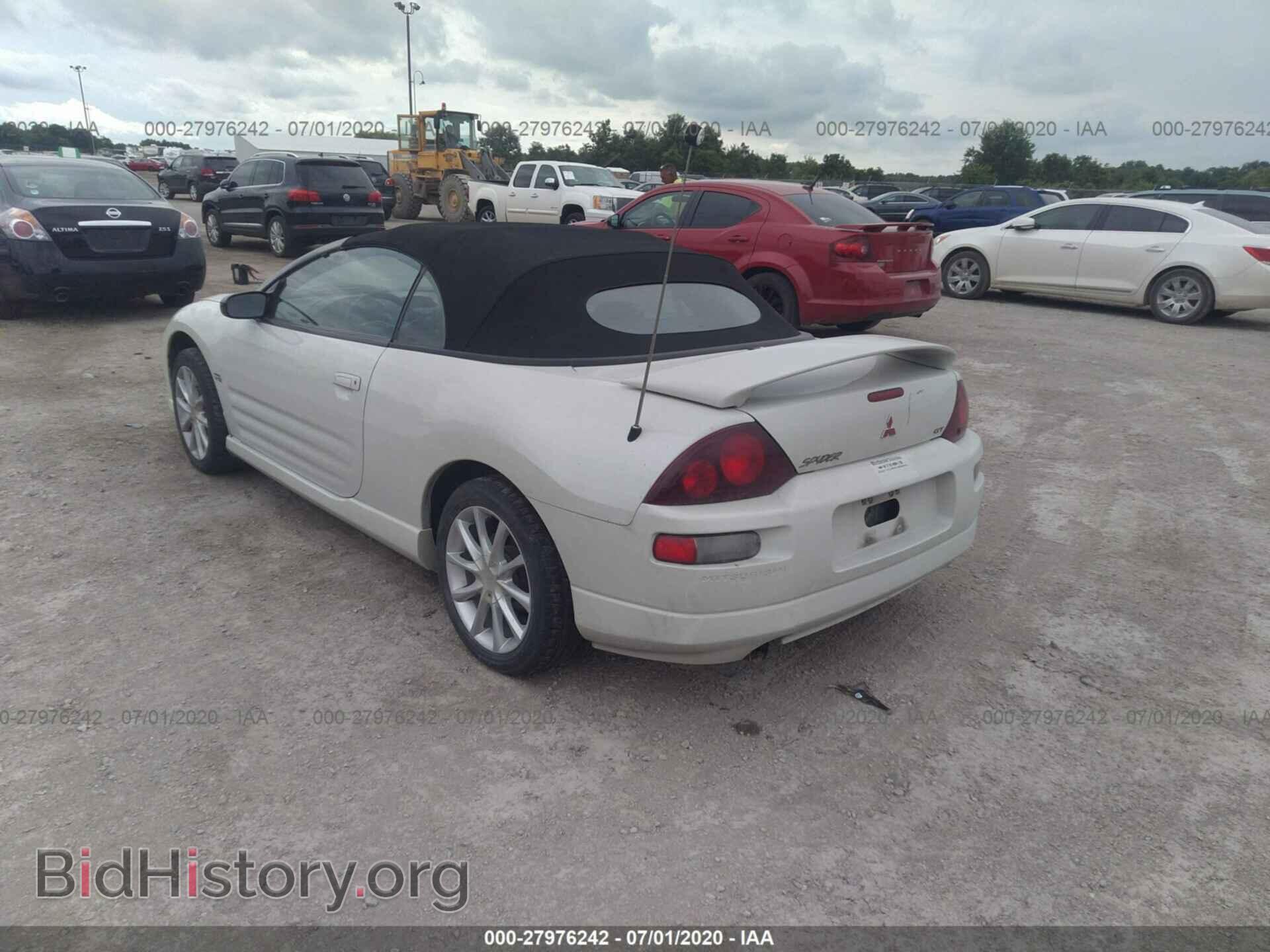 2001 MITSUBISHI ECLIPSE - VIN: 4A3AE55H91E002185 - Фото 3