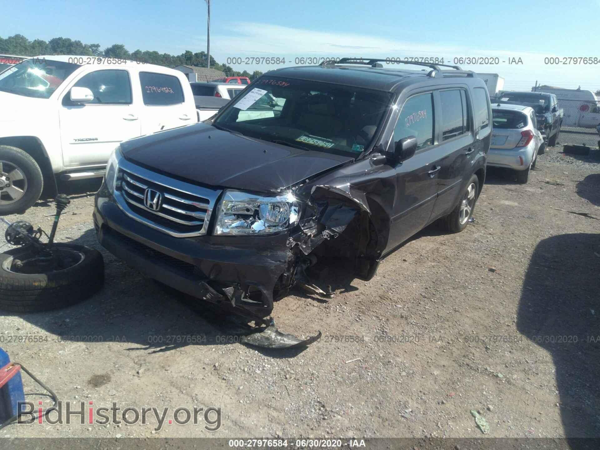 2013 HONDA PILOT - VIN: 5FNYF4H5XDB082335 - Фото 2