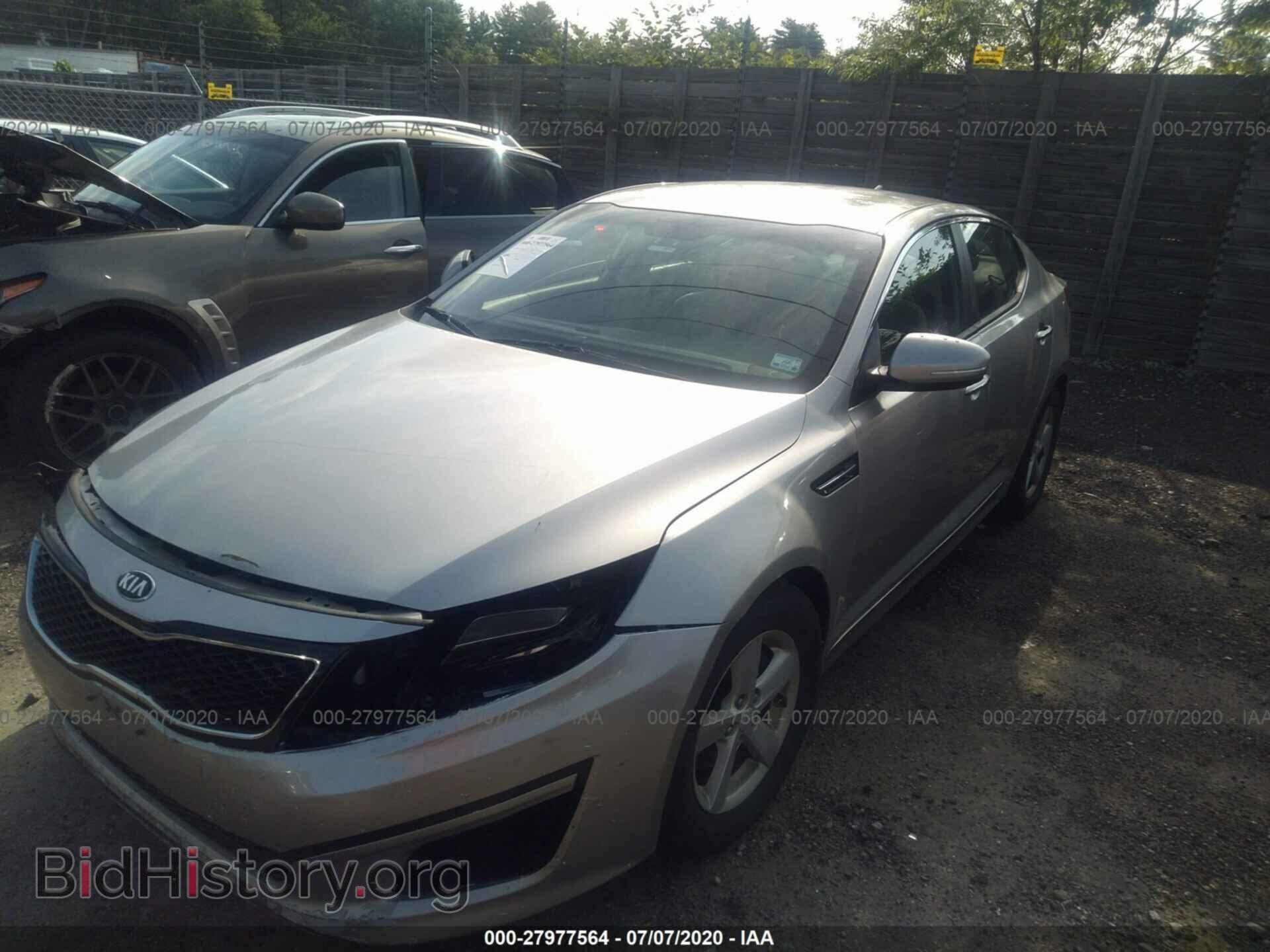 2015 KIA OPTIMA - VIN: KNAGM4A74F5557492 - Фото 2