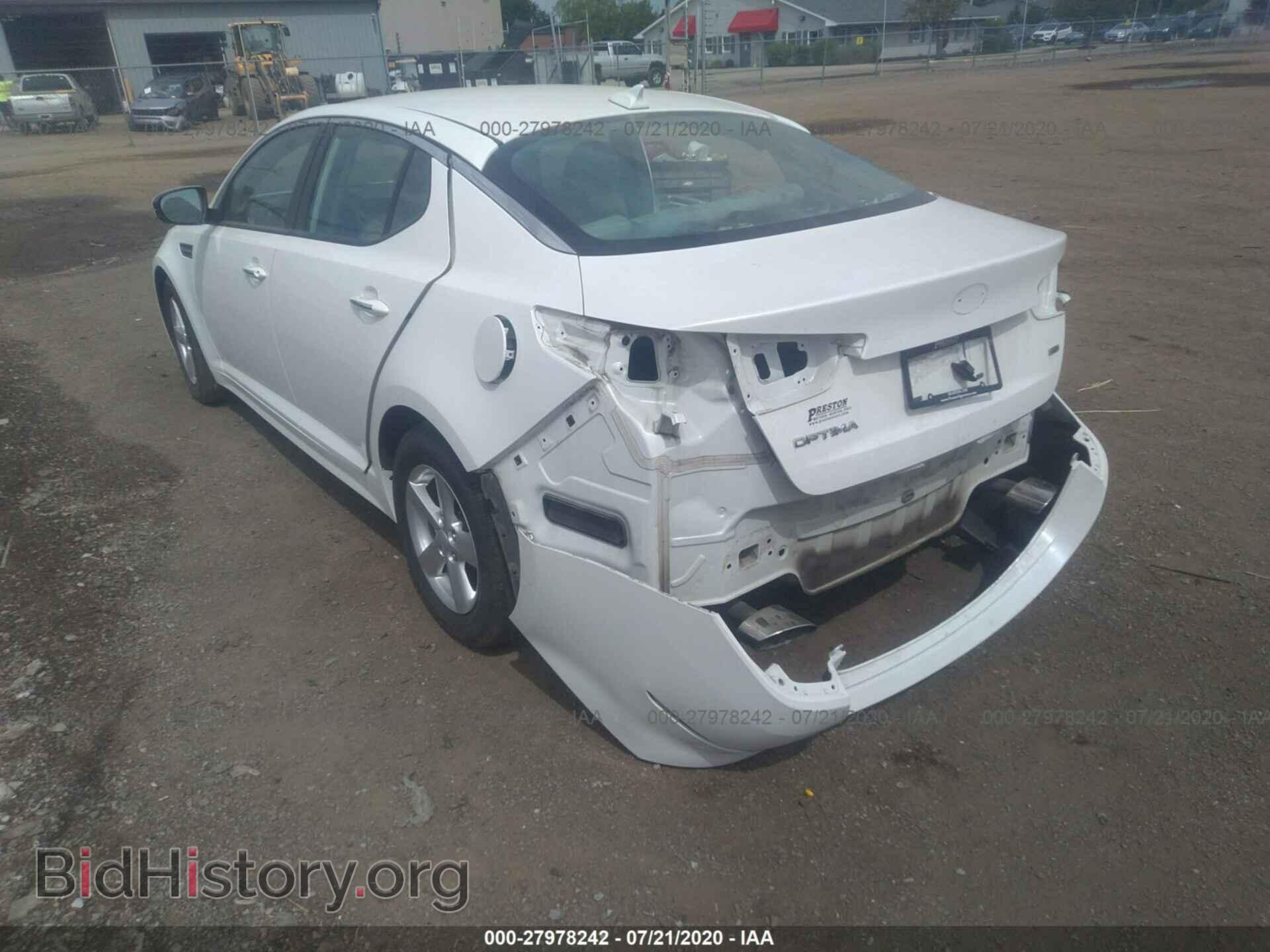 2015 KIA OPTIMA - VIN: KNAGM4A76F5653110 - Photo 3