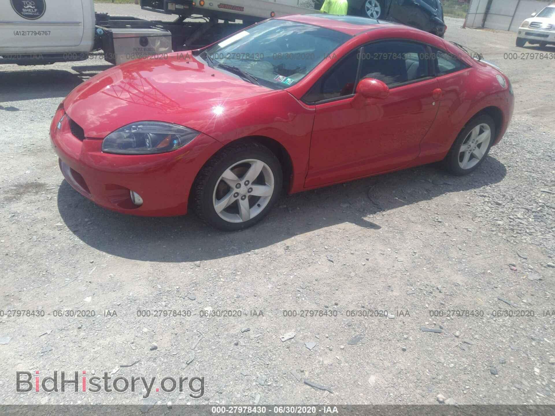 2006 MITSUBISHI ECLIPSE - VIN: 4A3AK24F26E007632 - Фото 2