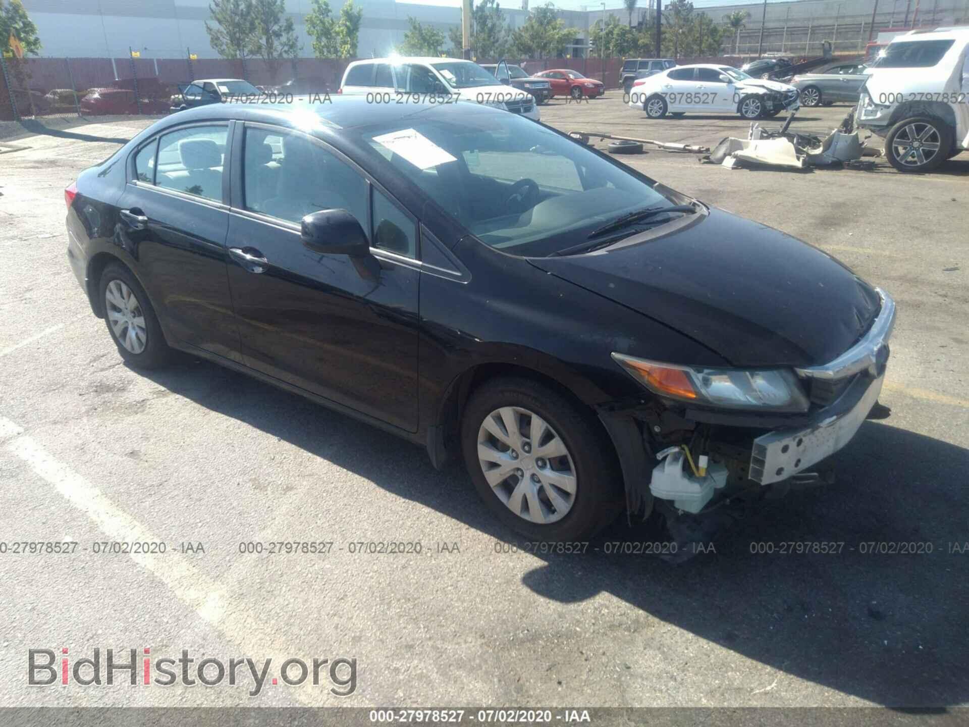 Фотография 19XFB2F58CE383250 - HONDA CIVIC SDN 2012