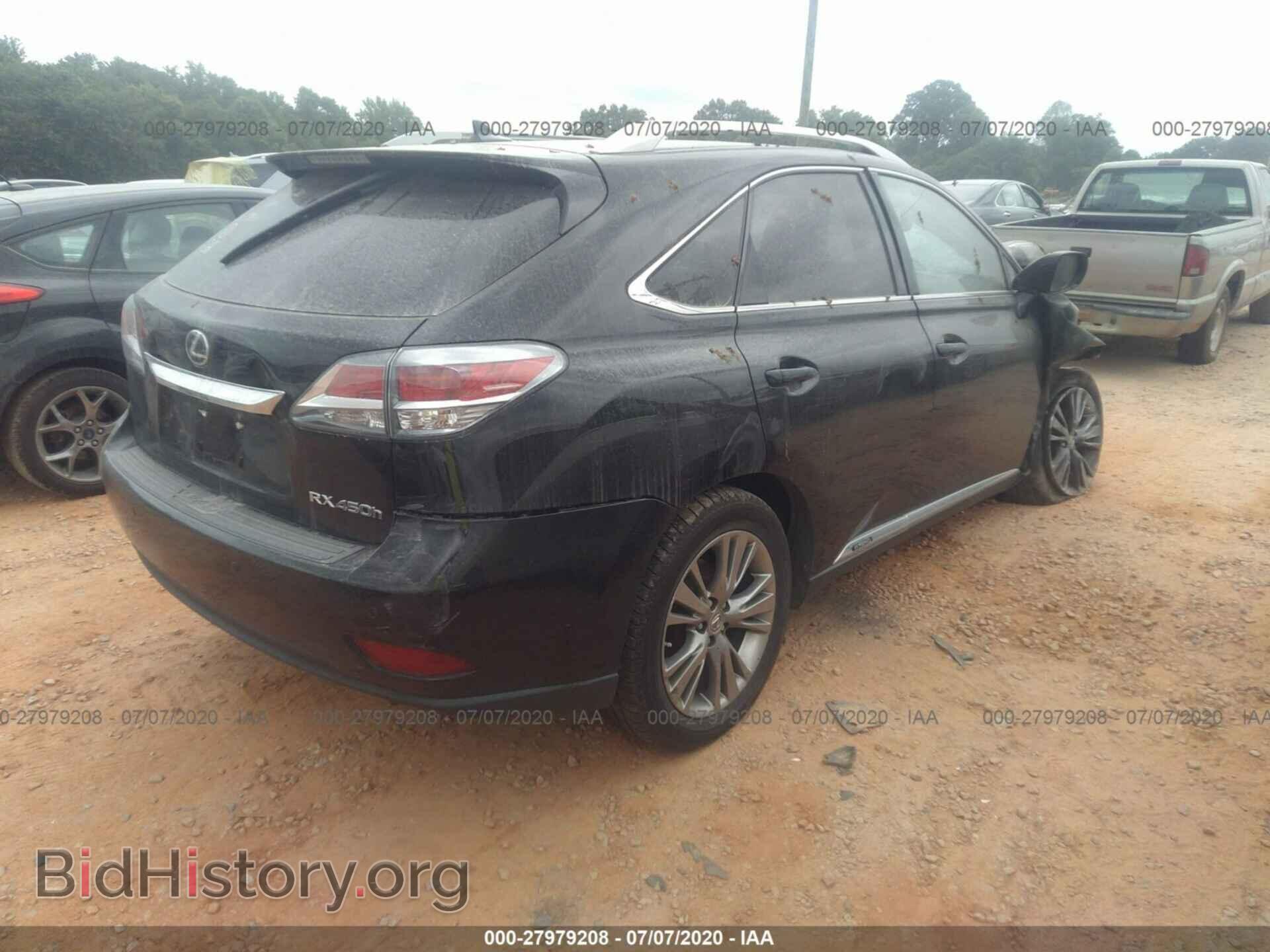 2013 LEXUS RX 450H - VIN: JTJBC1BA1D2059349 - Фото 4
