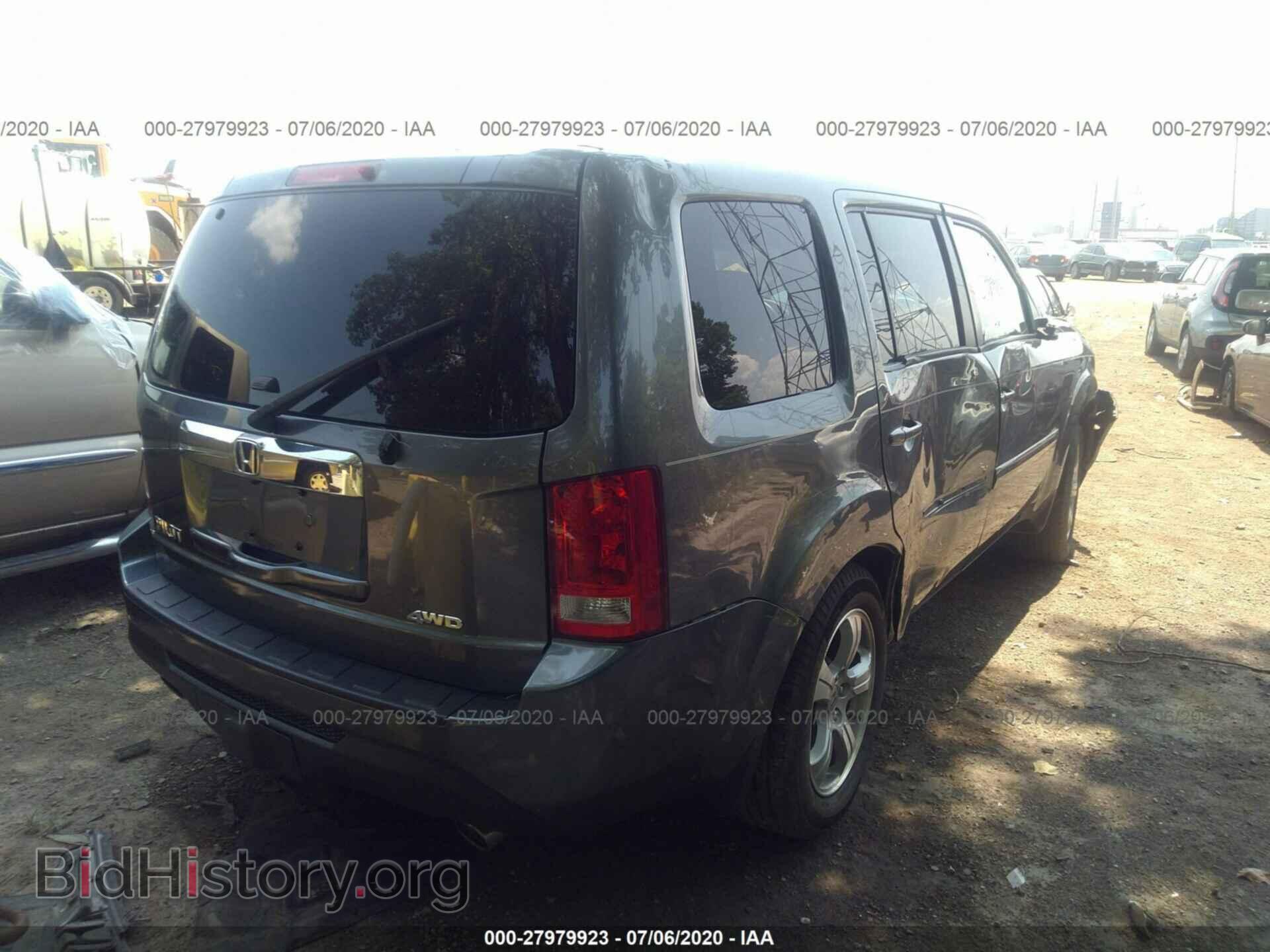 2012 HONDA PILOT - VIN: 5FNYF4H52CB026954 - Фото 4