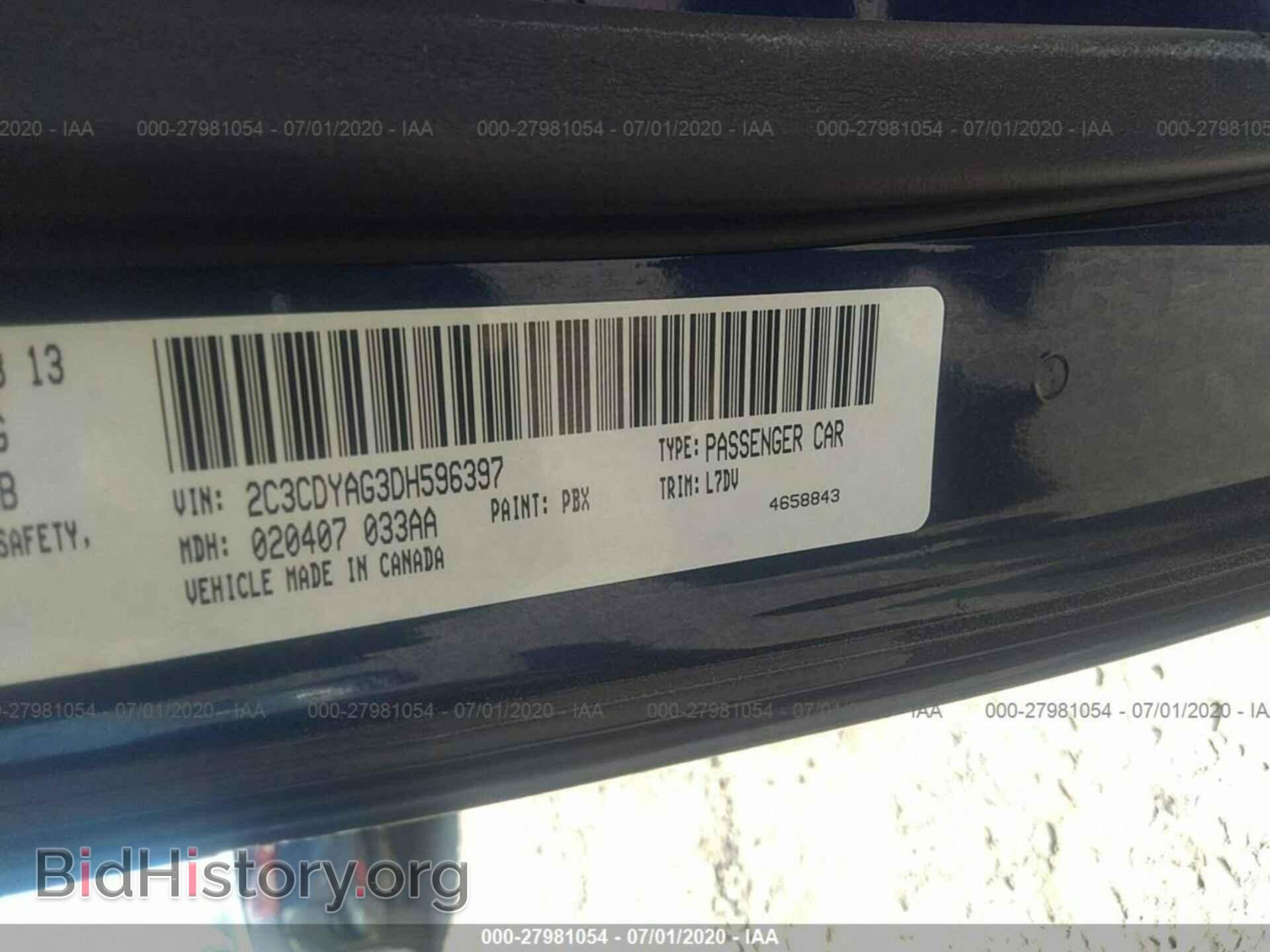 2013 DODGE CHALLENGER - VIN: 2C3CDYAG3DH596397 - Фото 9