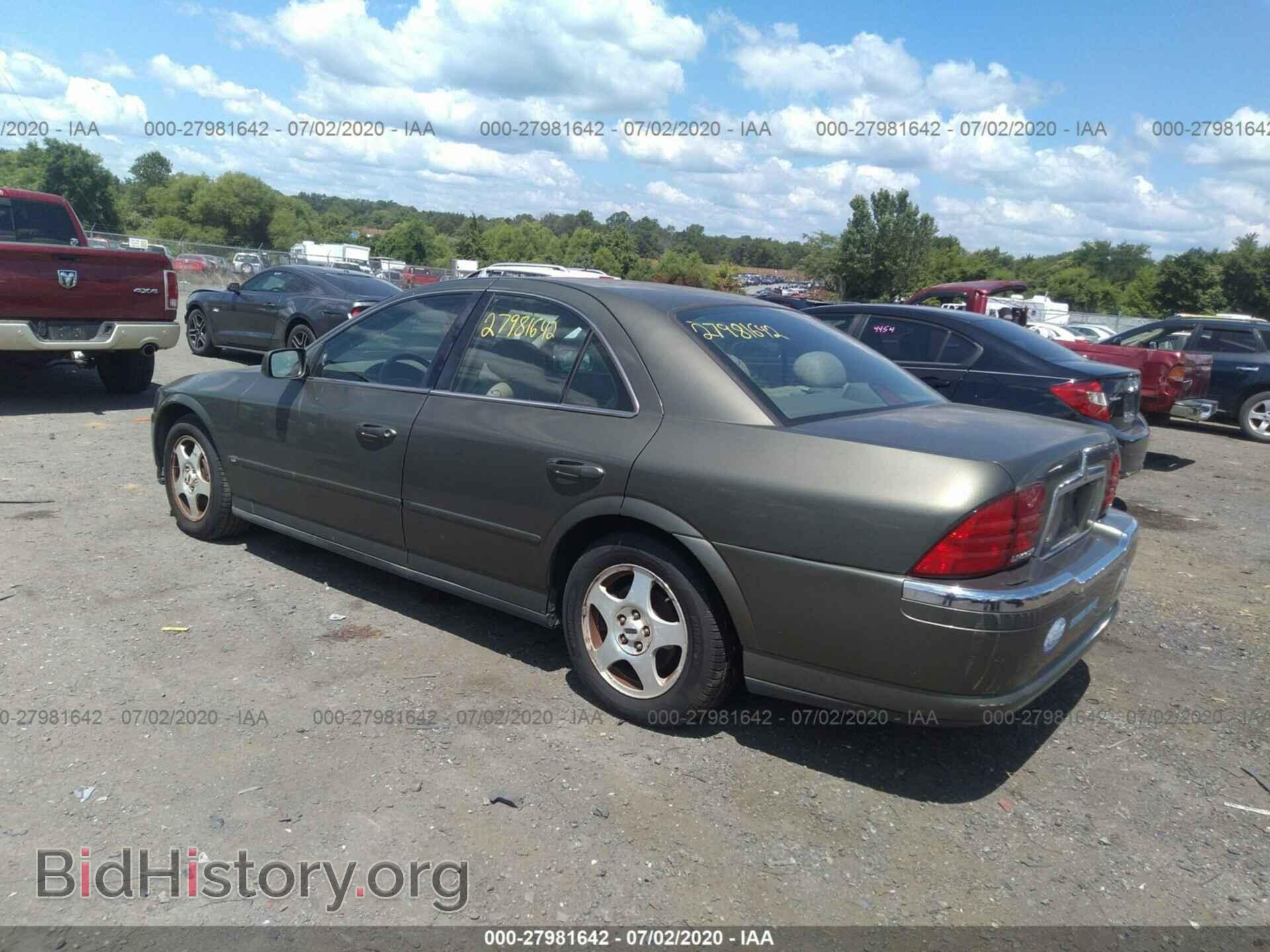 2000 LINCOLN LS - VIN: 1LNHM87A4YY877443 - Photo 3