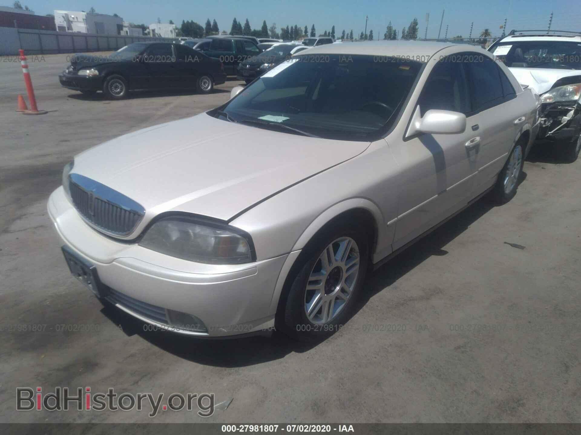 2003 LINCOLN LS - VIN: 1LNHM87A13Y654561 - Photo 2