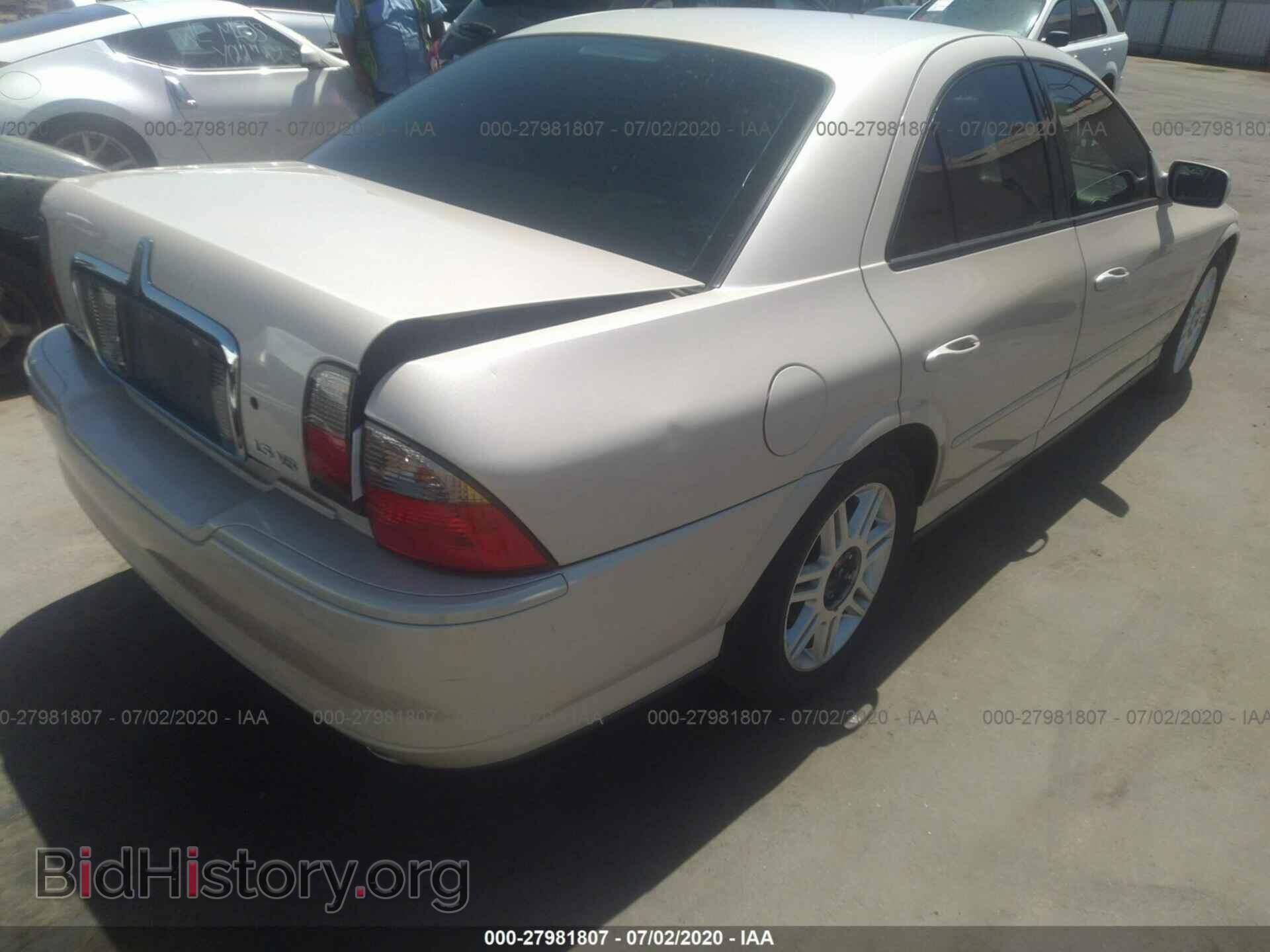 2003 LINCOLN LS - VIN: 1LNHM87A13Y654561 - Photo 4