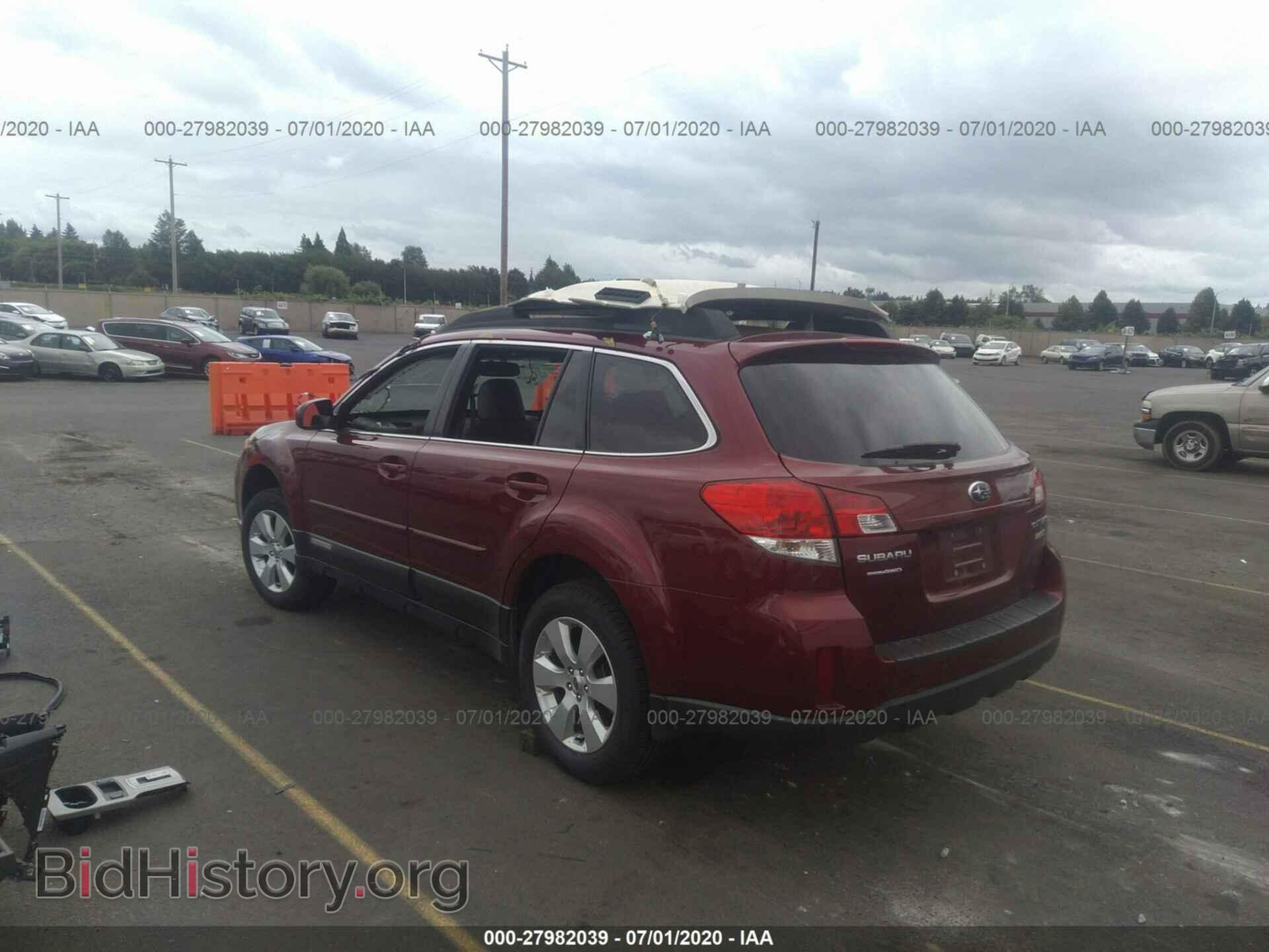 2012 SUBARU OUTBACK - VIN: 4S4BRBKC4C3274981 - Фото 3