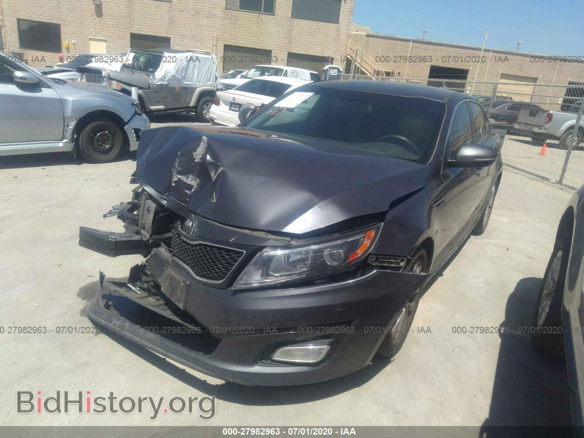 2015 KIA OPTIMA - VIN: KNAGM4A74F5630005 - Photo 2