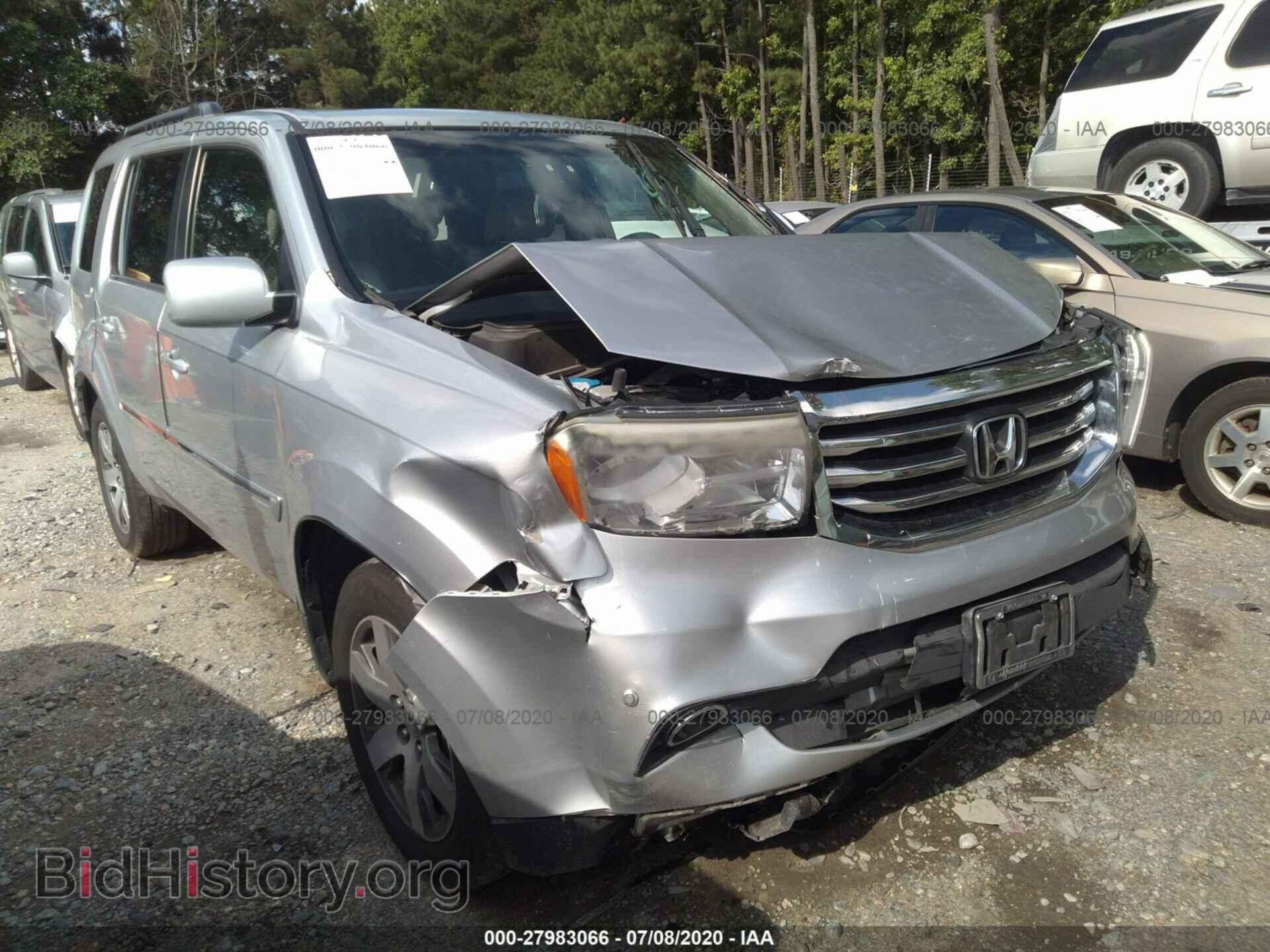 Photo 5FNYF4H90CB039009 - HONDA PILOT 2012