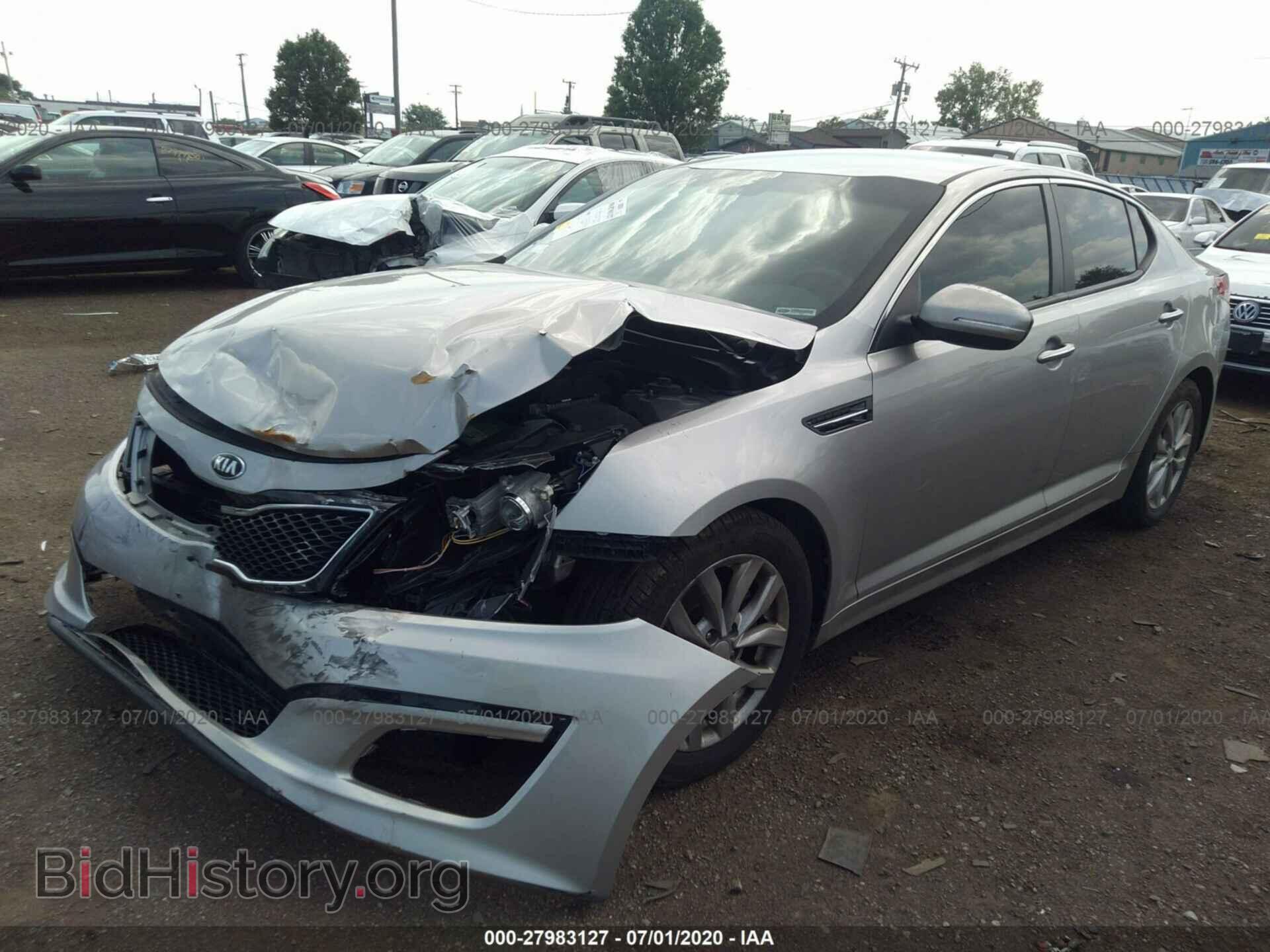 2015 KIA OPTIMA - VIN: 5XXGM4A73FG467054 - Фото 2
