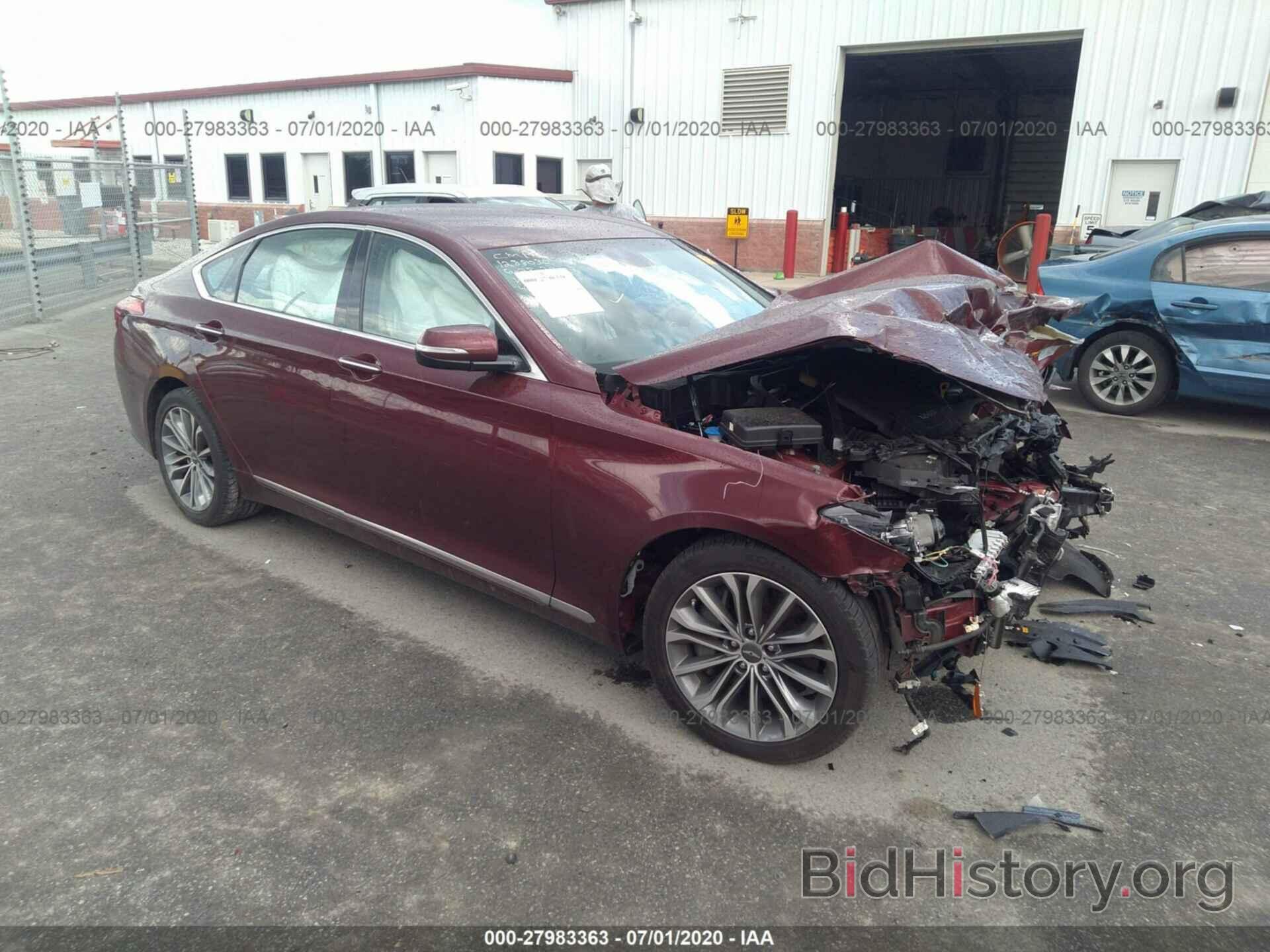 Photo KMHGN4JE2GU139384 - HYUNDAI GENESIS 2016