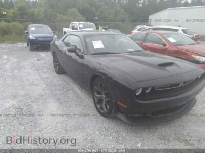 2019 Dodge CHALLENGER R/T, черный — VIN 2C3CDZBT2KH737538, IAAI