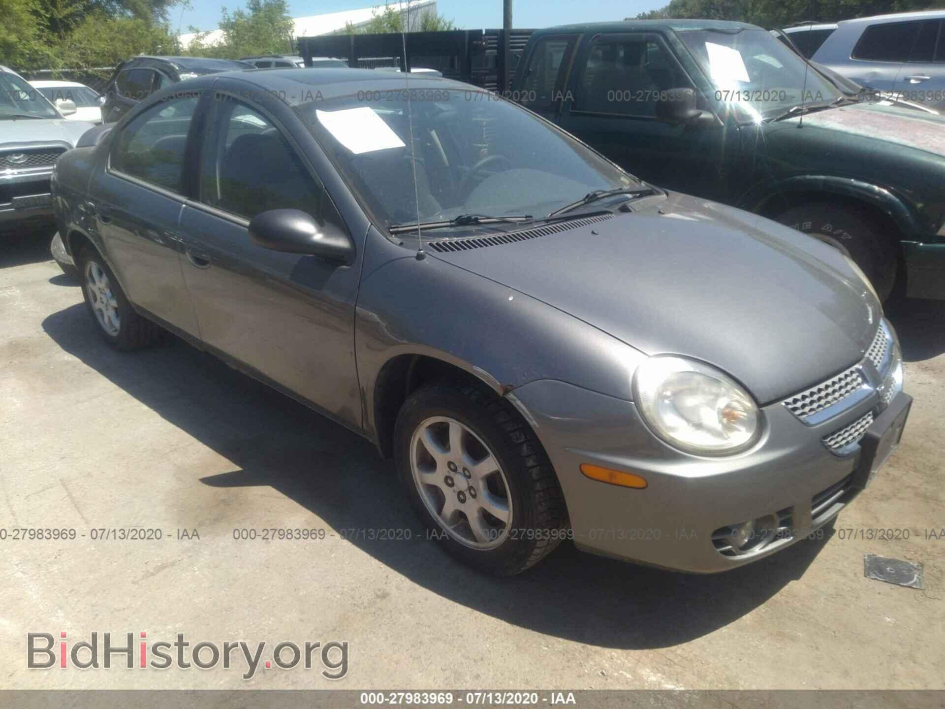 Фотография 1B3ES56C05D217161 - DODGE NEON 2005