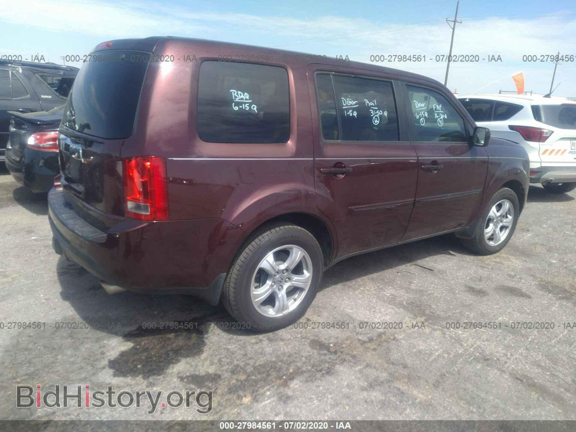 2013 HONDA PILOT - VIN: 5FNYF3H51DB044048 - Photo 4
