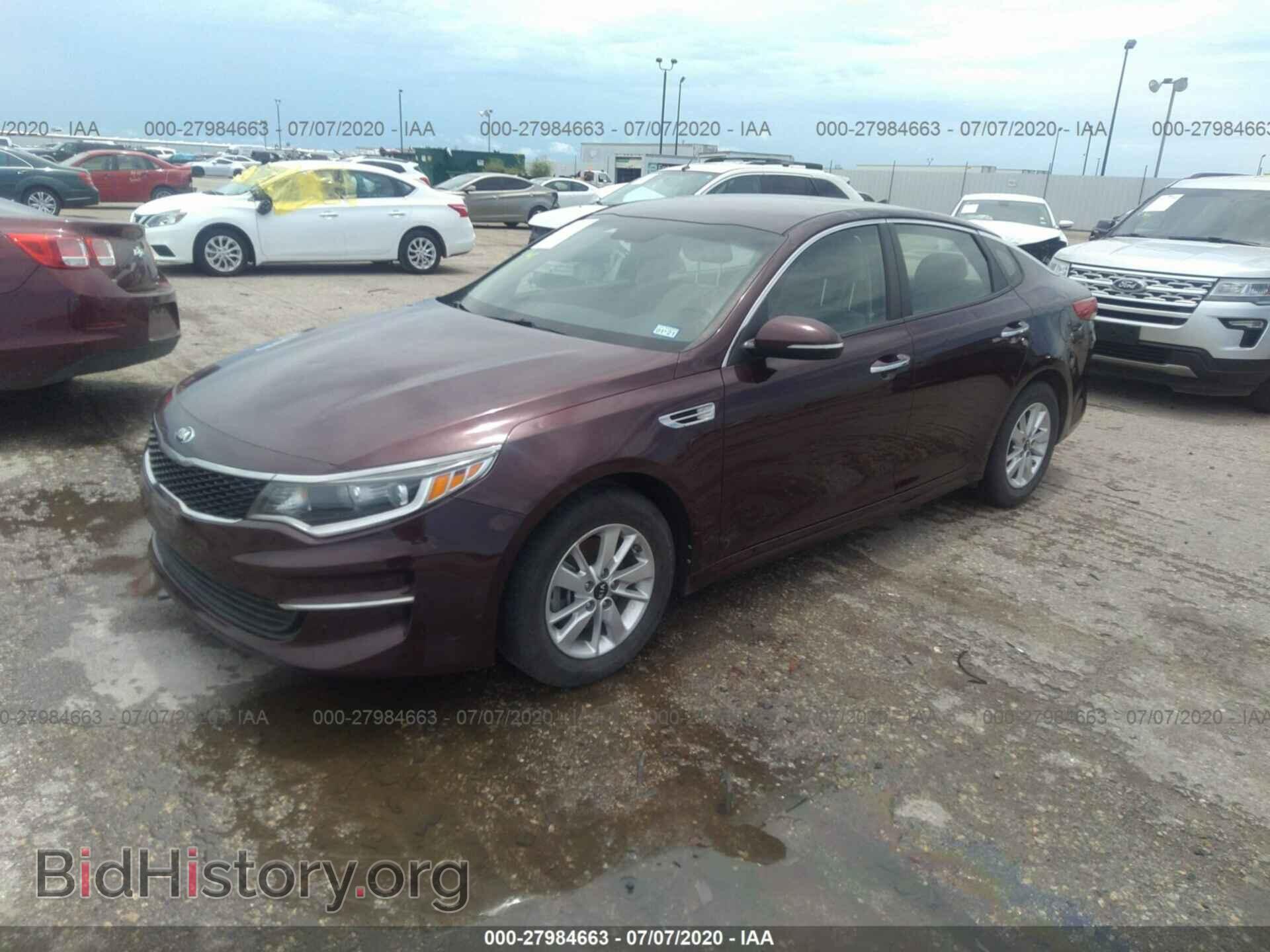 2016 KIA OPTIMA - VIN: 5XXGT4L38GG068705 - Фото 2
