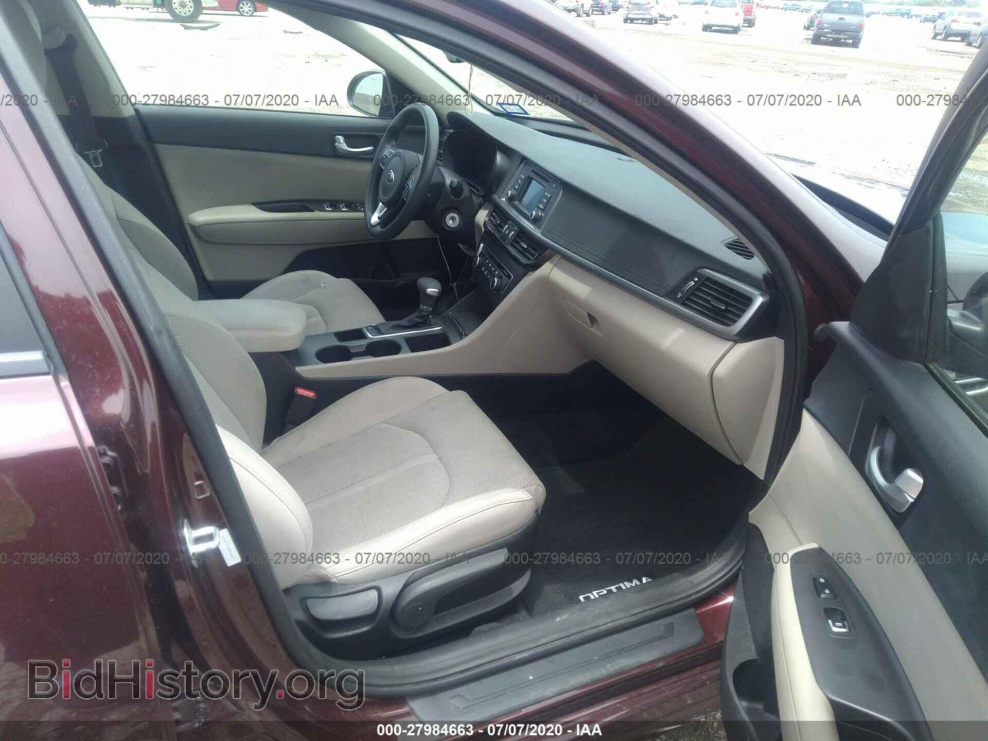 2016 KIA OPTIMA - VIN: 5XXGT4L38GG068705 - Фото 5
