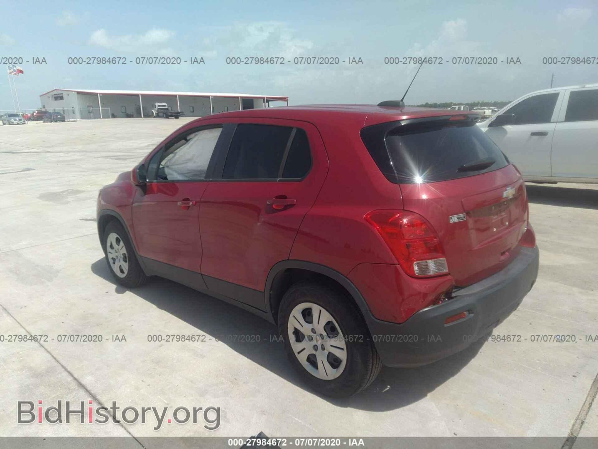 2015 CHEVROLET TRAX - VIN: KL7CJKSB2FB200800 - Фото 3