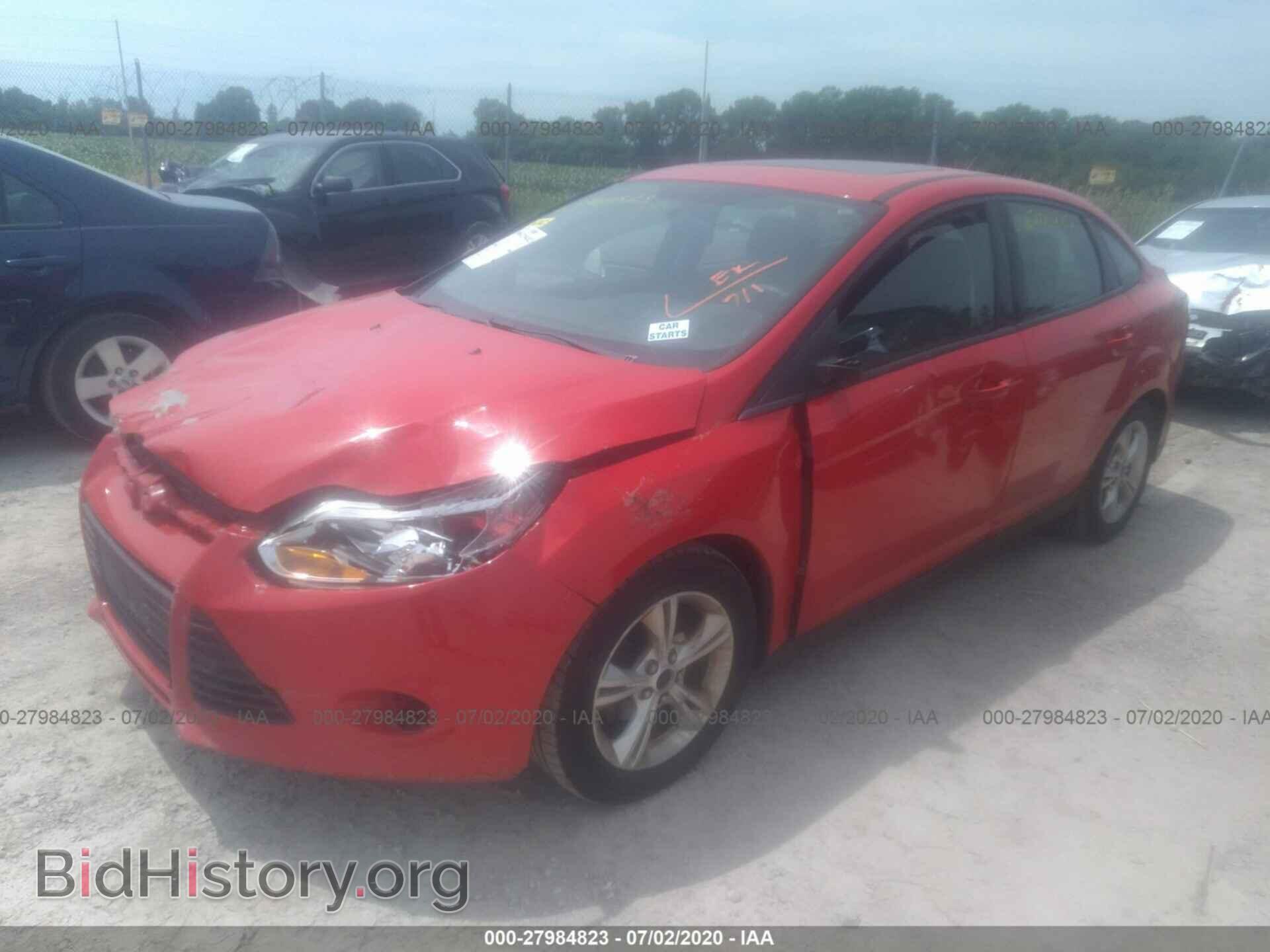2013 FORD FOCUS - VIN: 1FADP3F27DL354096 - Фото 2