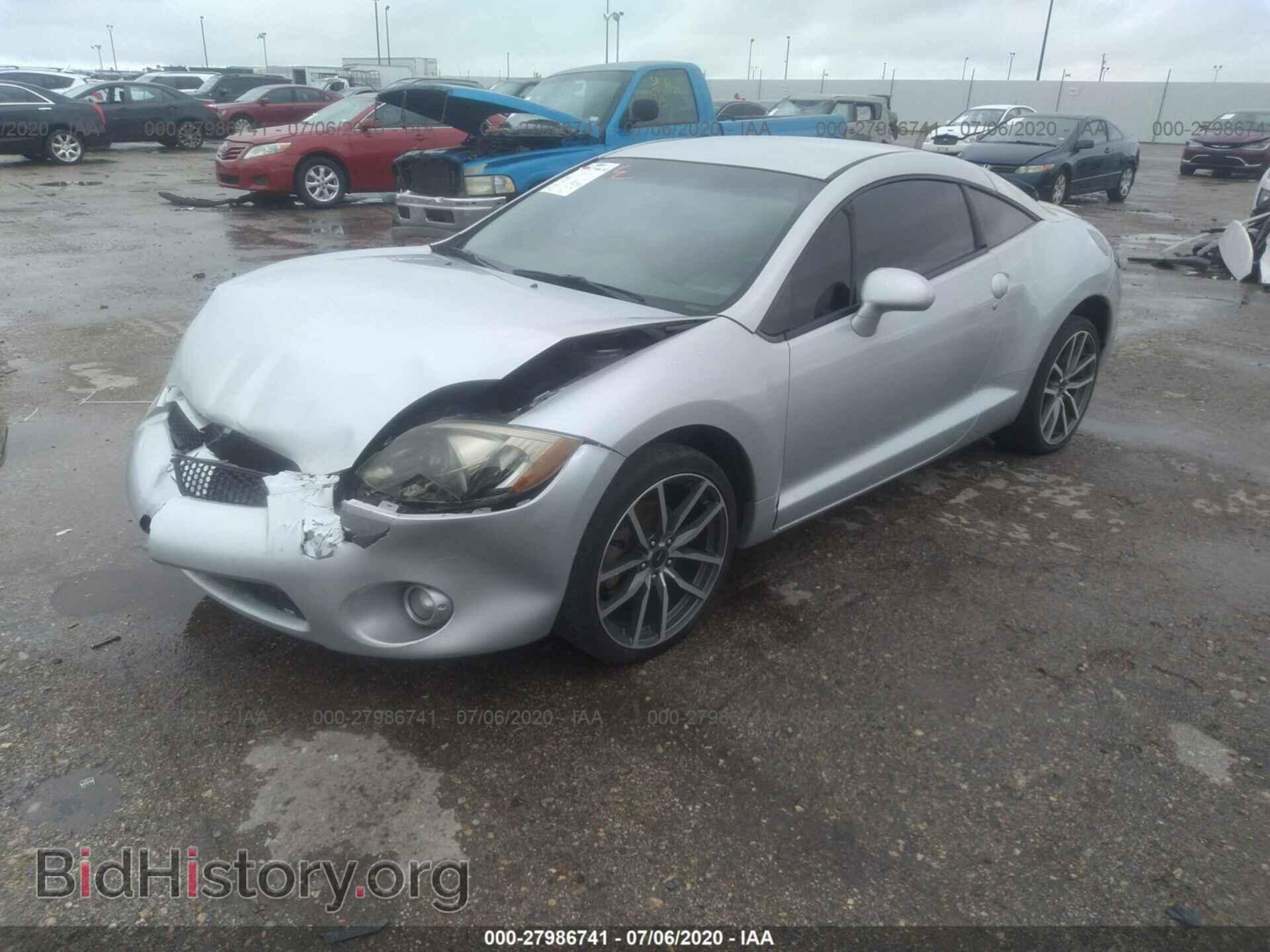 2006 MITSUBISHI ECLIPSE - VIN: 4A3AK34T36E024189 - Фото 2