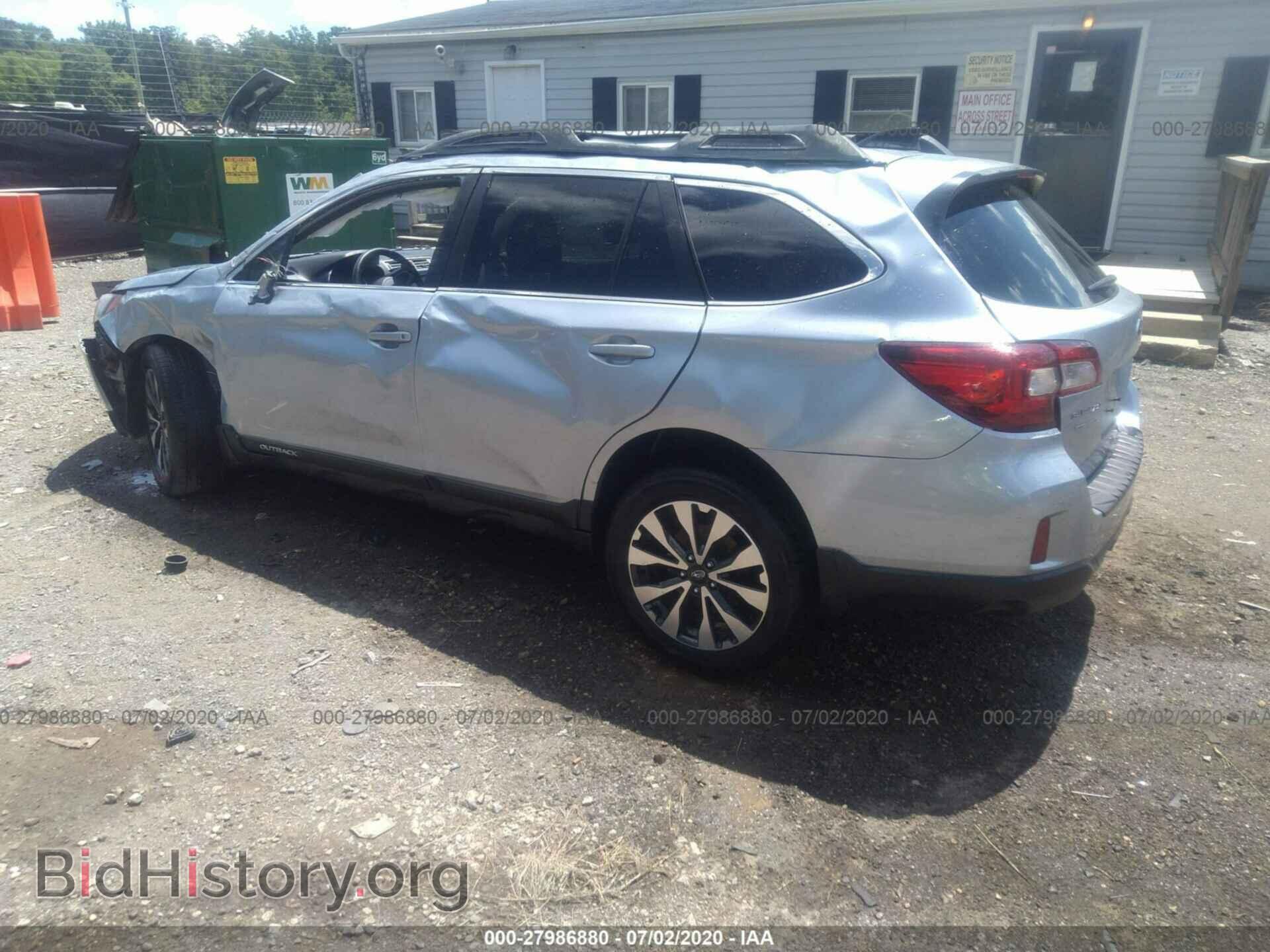 2016 SUBARU OUTBACK - VIN: 4S4BSANC1G3243543 - Фото 3