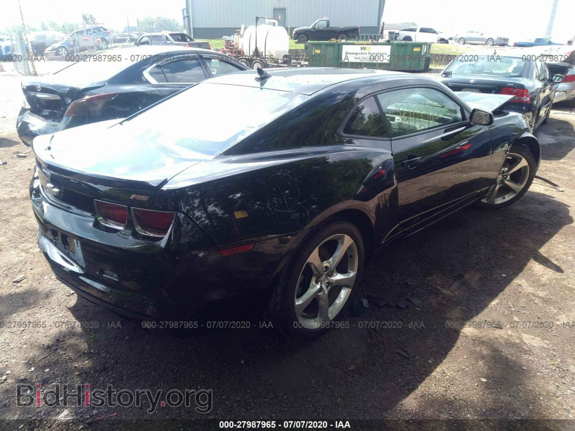 2013 CHEVROLET CAMARO - VIN: 2G1FB1E35D9138845 - Фото 4