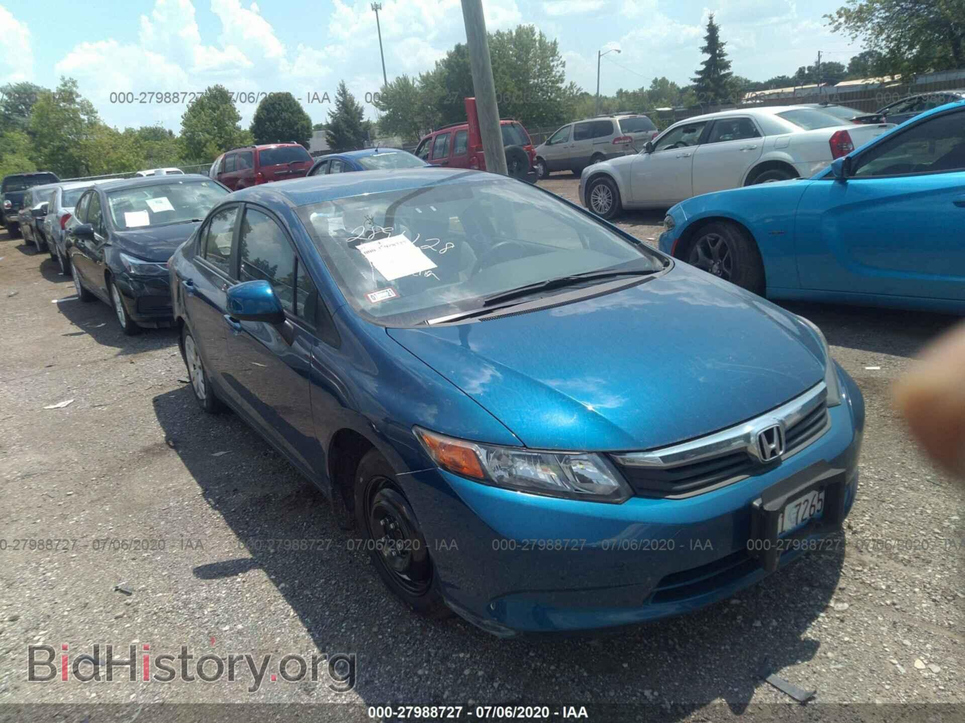 Photo 19XFB2F57CE050344 - HONDA CIVIC 2012