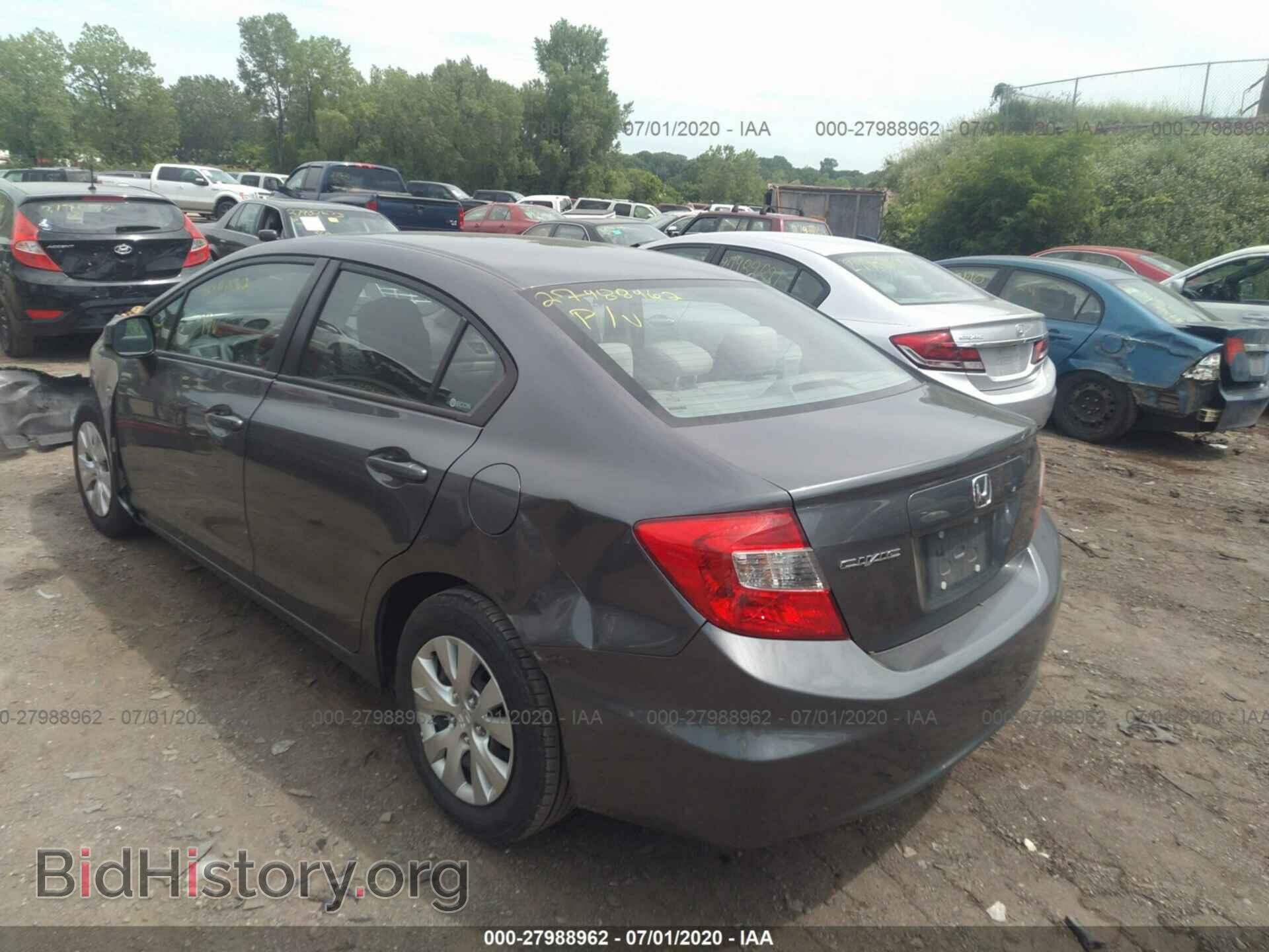 2012 HONDA CIVIC SDN - VIN: 19XFB2F58CE105805 - Фото 3